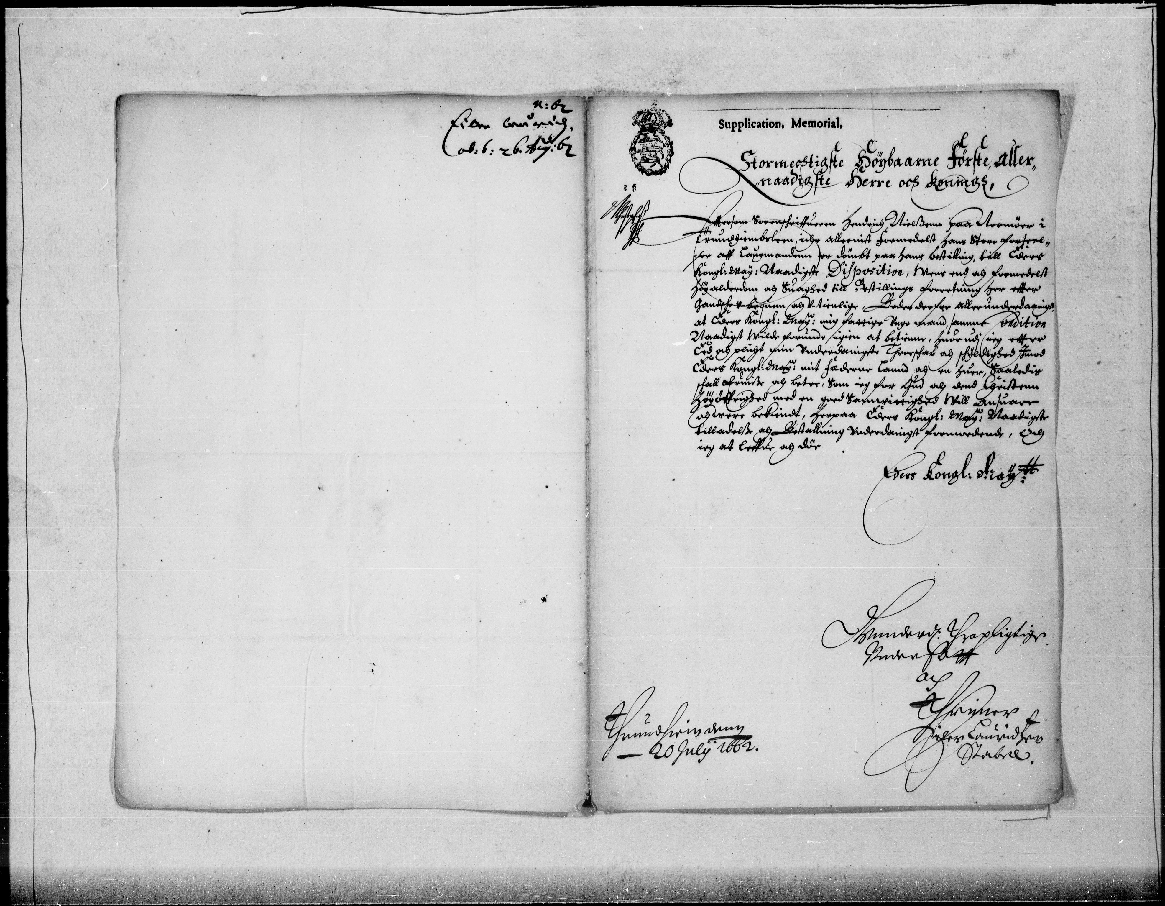 Danske Kanselli 1572-1799, AV/RA-EA-3023/F/Fc/Fcc/Fcca/L0023: Norske innlegg 1572-1799, 1662-1664, p. 38