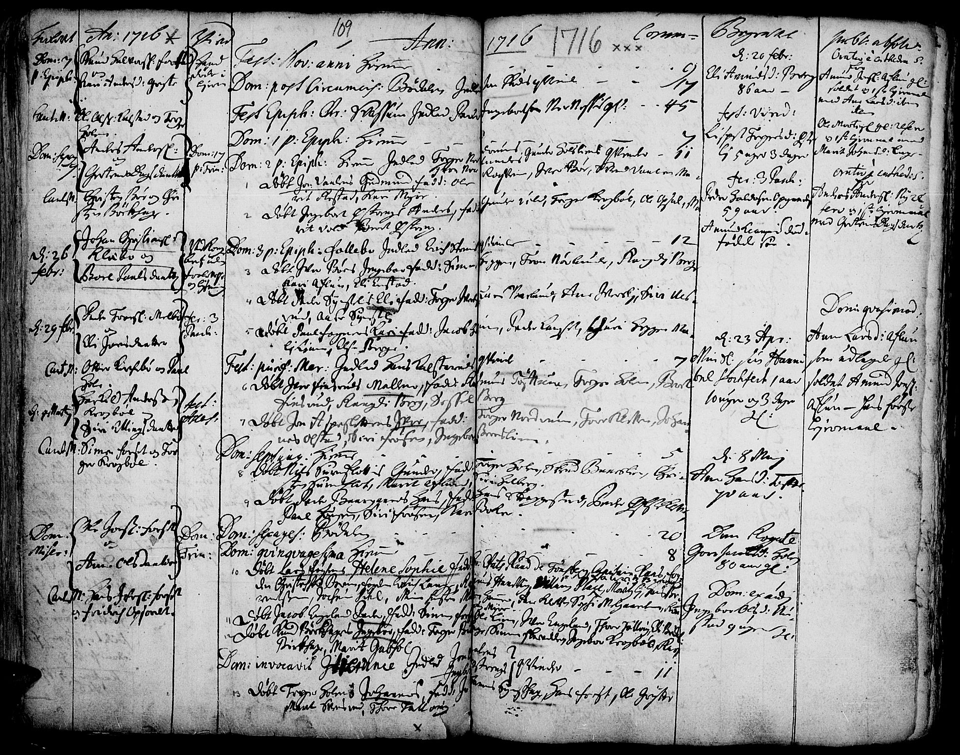 Gausdal prestekontor, SAH/PREST-090/H/Ha/Haa/L0001: Parish register (official) no. 1, 1693-1728, p. 109