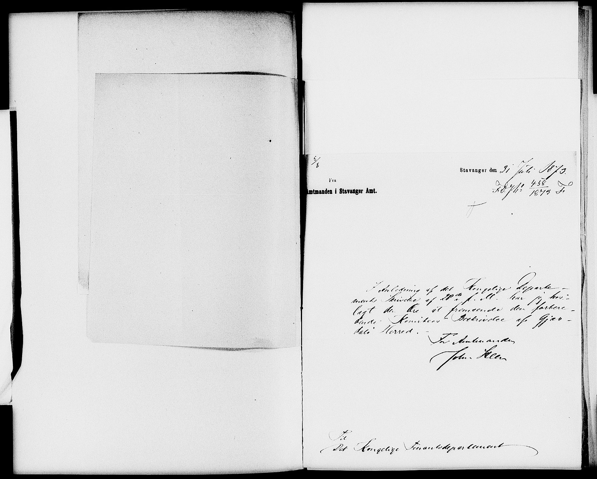 Matrikkelrevisjonen av 1863, AV/RA-S-1530/F/Fe/L0200: Gjesdal, 1863