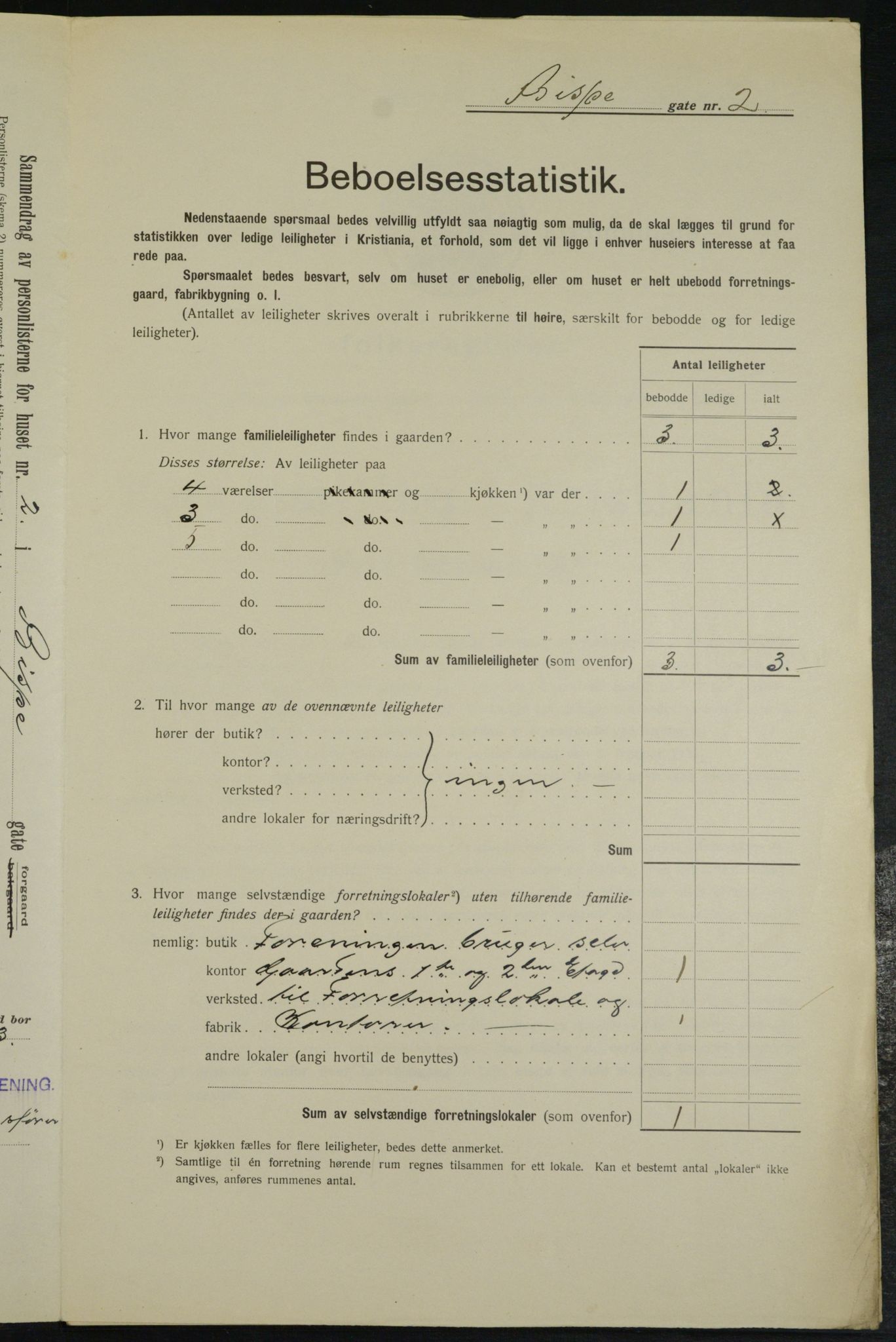 OBA, Municipal Census 1913 for Kristiania, 1913, p. 5212