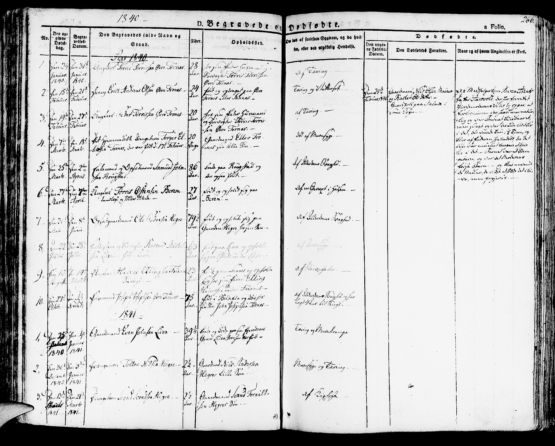 Høyland sokneprestkontor, SAST/A-101799/001/30BA/L0007: Parish register (official) no. A 7 /2, 1825-1841, p. 266