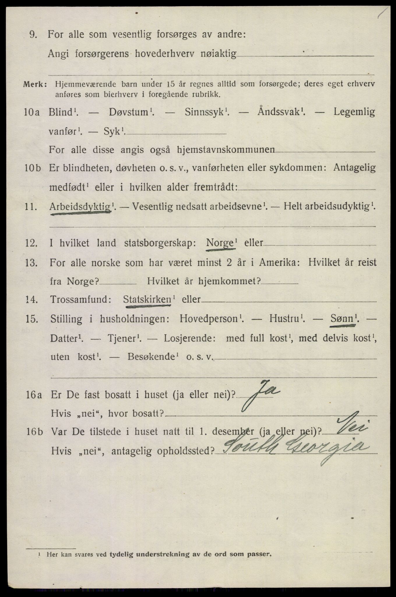 SAKO, 1920 census for Andebu, 1920, p. 4821