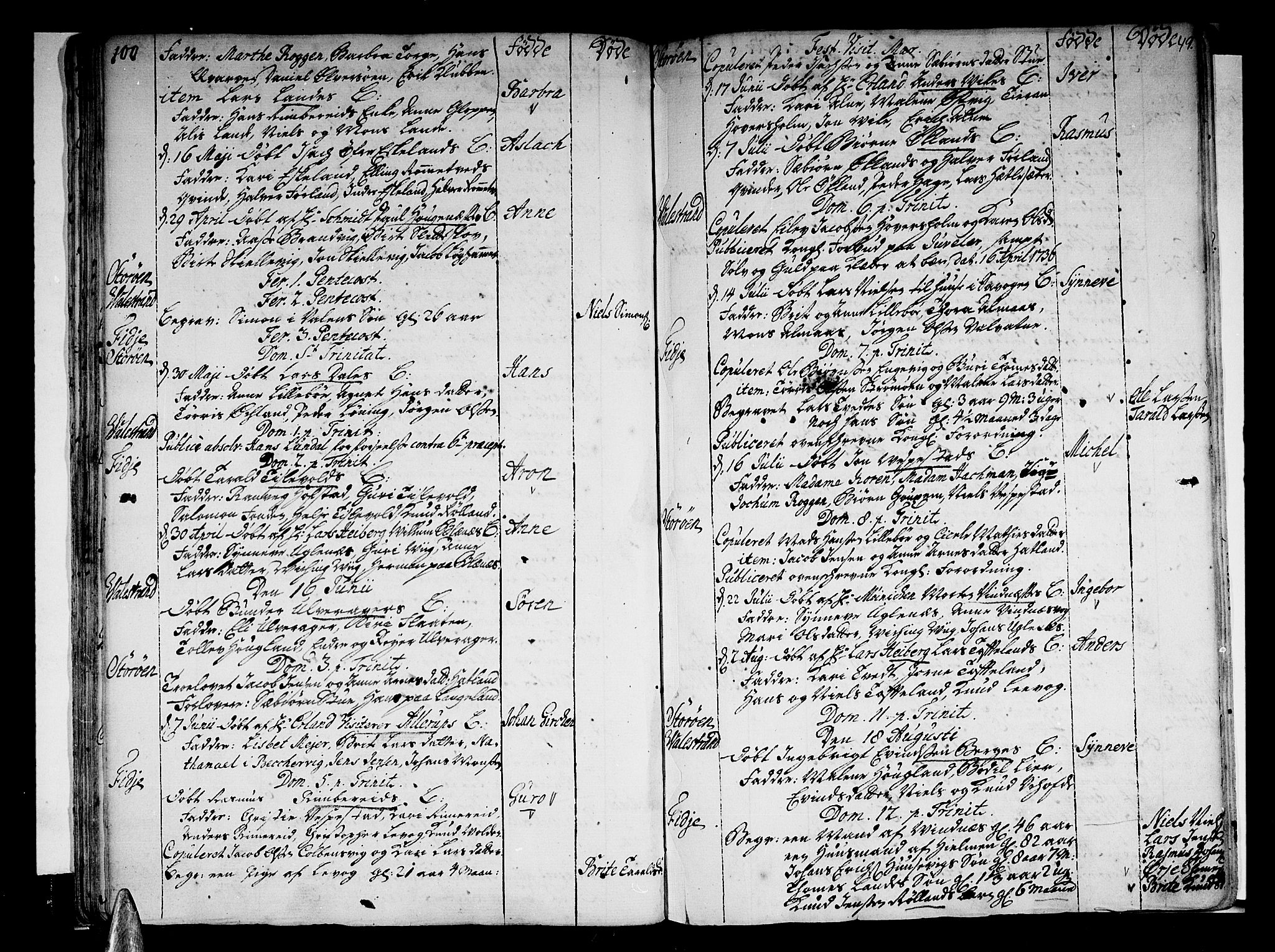 Stord sokneprestembete, AV/SAB-A-78201/H/Haa: Parish register (official) no. A 1, 1725-1744, p. 49