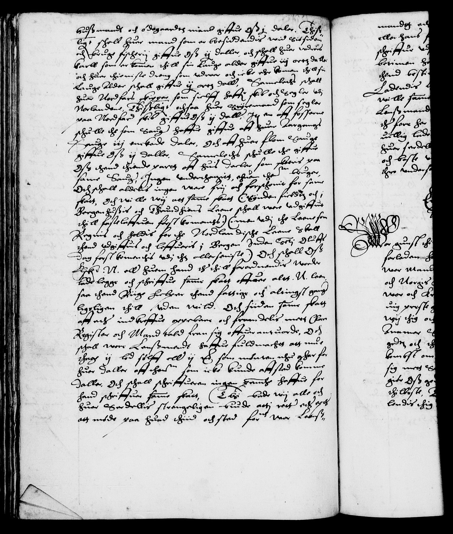 Danske Kanselli 1572-1799, AV/RA-EA-3023/F/Fc/Fca/Fcab/L0001: Norske tegnelser (mikrofilm), 1572-1588, p. 251b