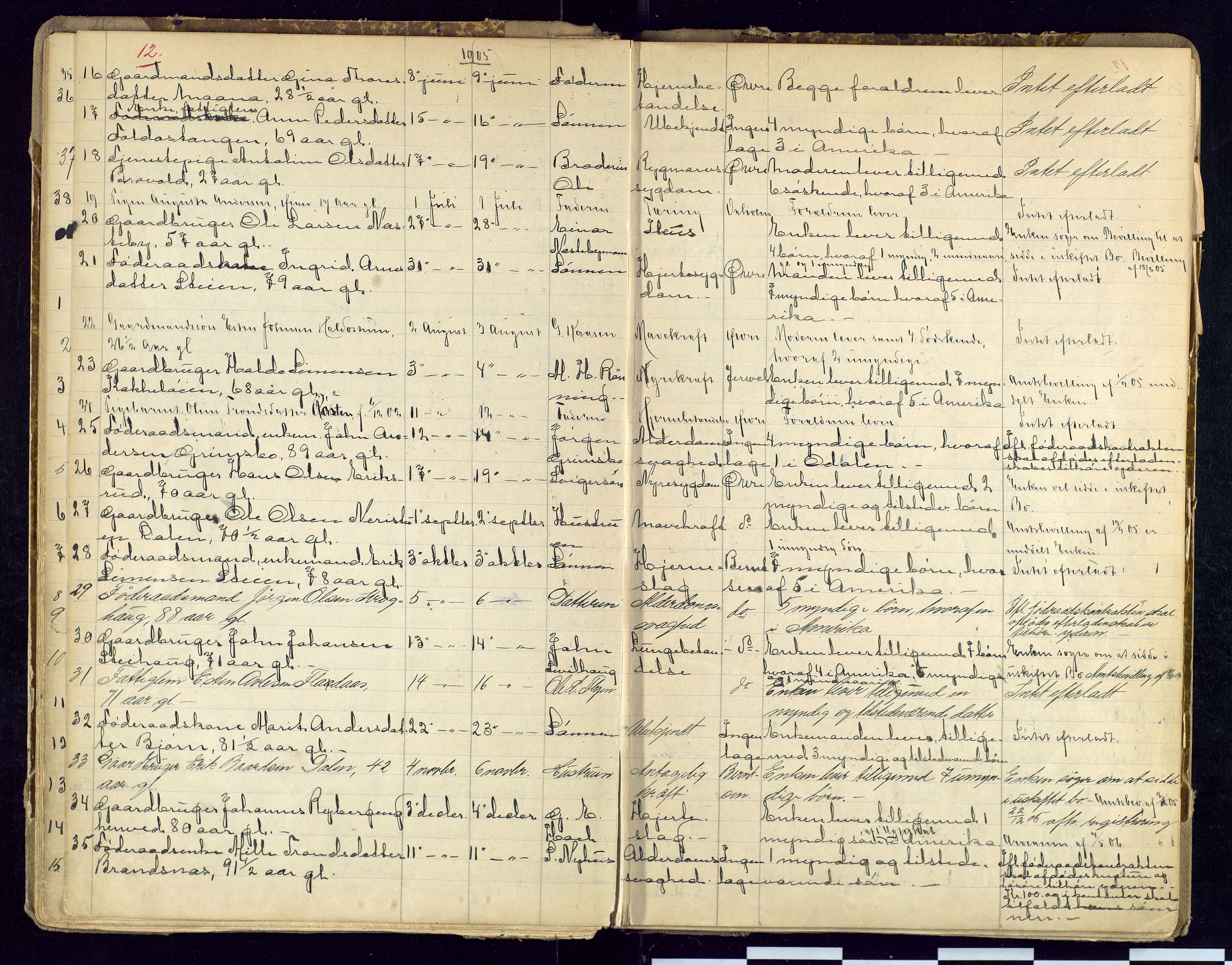 Alvdal og Folldal lensmannskontor, AV/SAH-LHA-007/H/Ha/L0002: Dødsfallsprotokoll, 1900-1924, p. 12