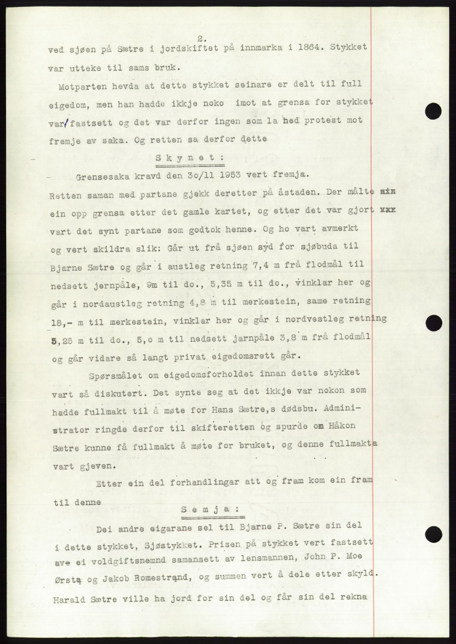 Søre Sunnmøre sorenskriveri, AV/SAT-A-4122/1/2/2C/L0102: Mortgage book no. 28A, 1955-1956, Diary no: : 2947/1955