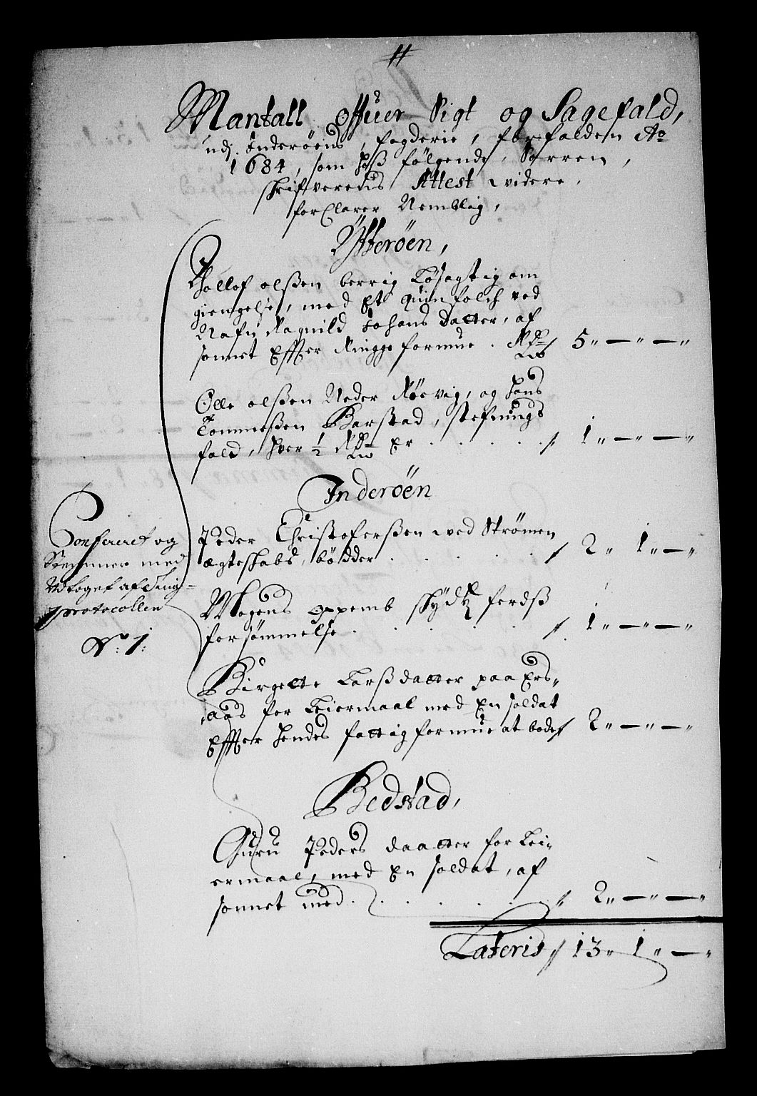 Rentekammeret inntil 1814, Reviderte regnskaper, Stiftamtstueregnskaper, Trondheim stiftamt og Nordland amt, AV/RA-EA-6044/R/Rg/L0076: Trondheim stiftamt og Nordland amt, 1684