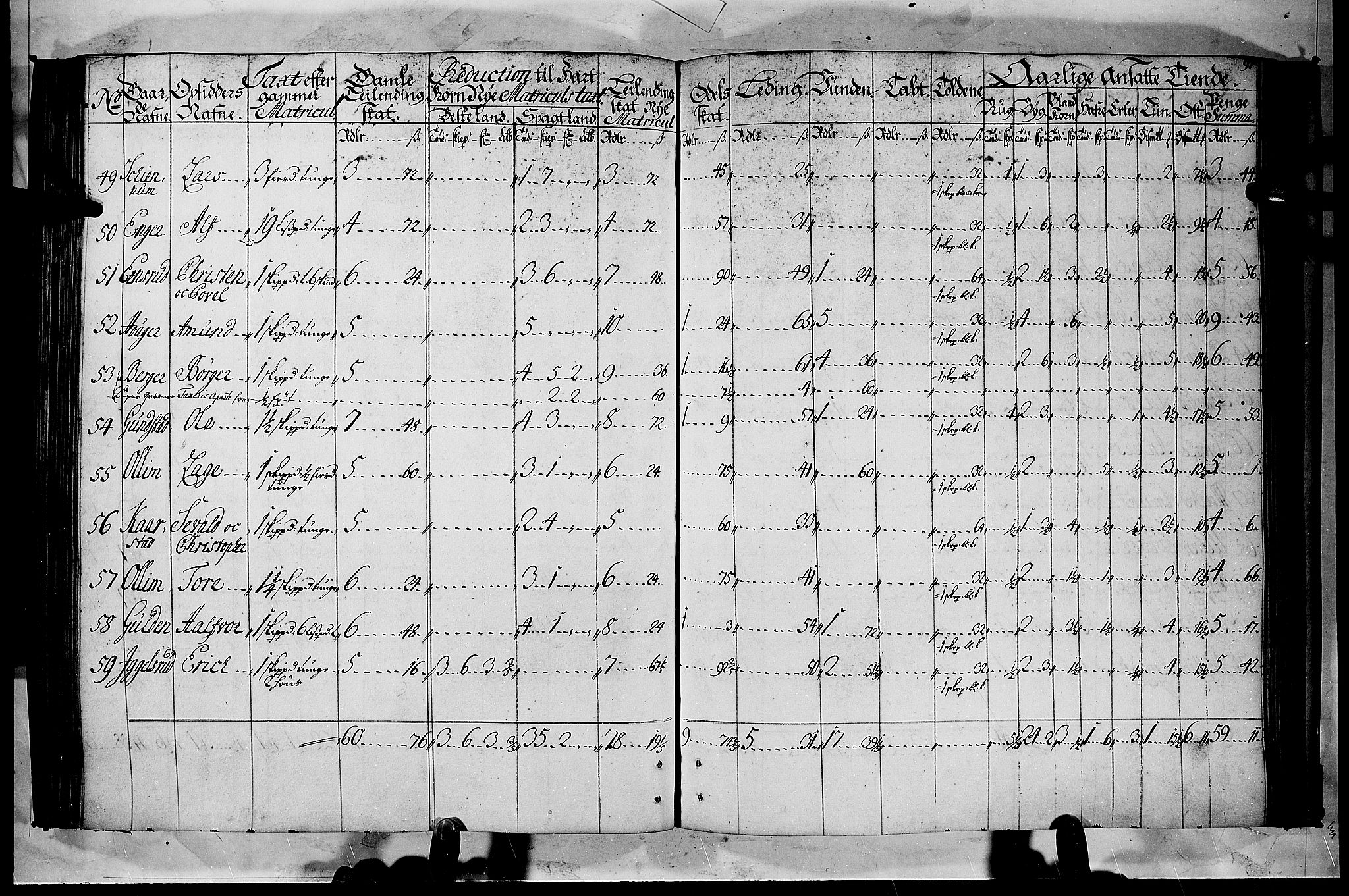 Rentekammeret inntil 1814, Realistisk ordnet avdeling, RA/EA-4070/N/Nb/Nbf/L0105: Hadeland, Toten og Valdres matrikkelprotokoll, 1723, p. 96b-97a