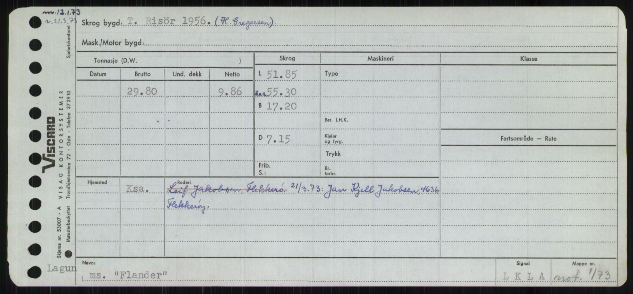 Sjøfartsdirektoratet med forløpere, Skipsmålingen, RA/S-1627/H/Ha/L0002/0001: Fartøy, Eik-Hill / Fartøy, Eik-F, p. 575