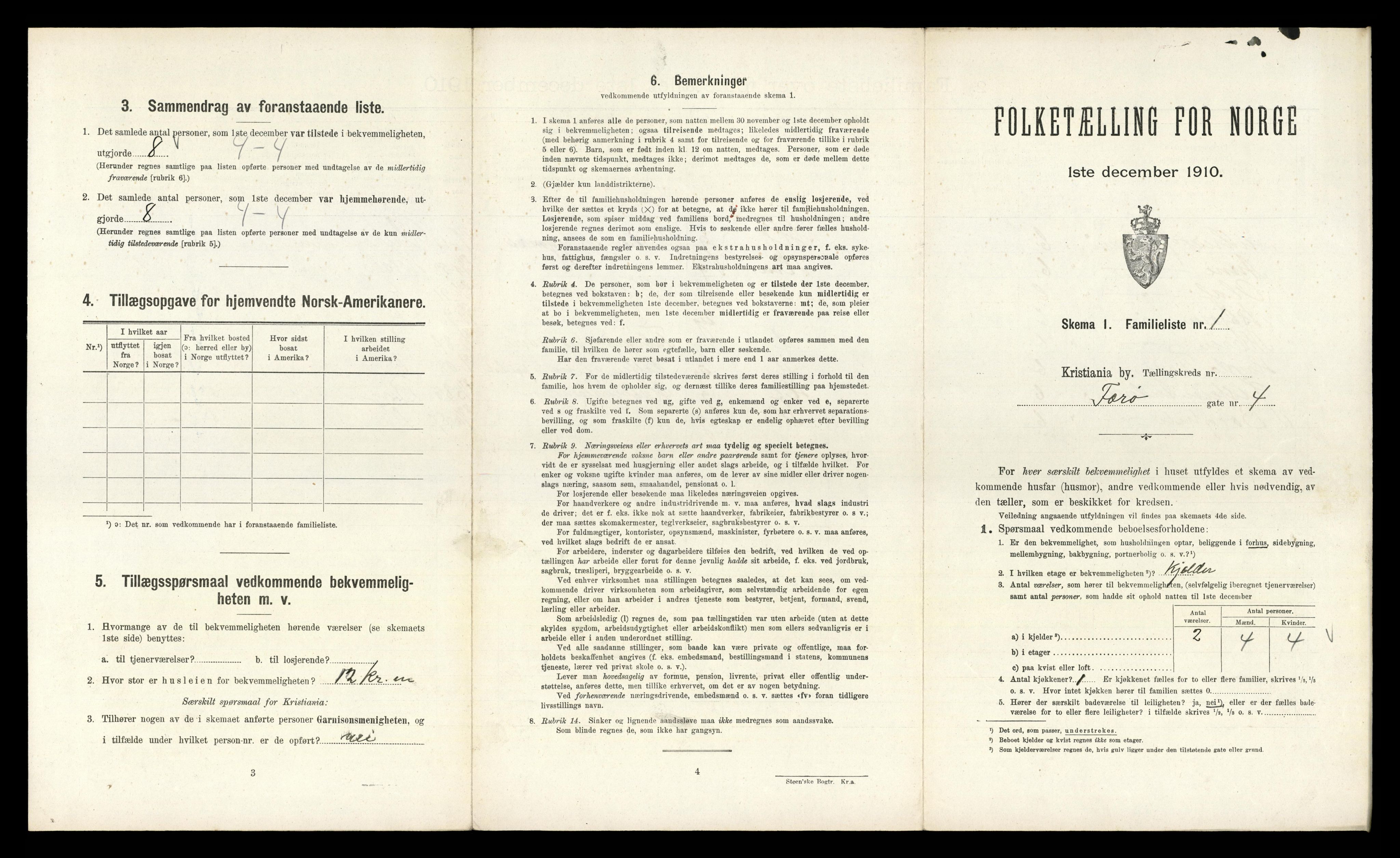 RA, 1910 census for Kristiania, 1910, p. 27739