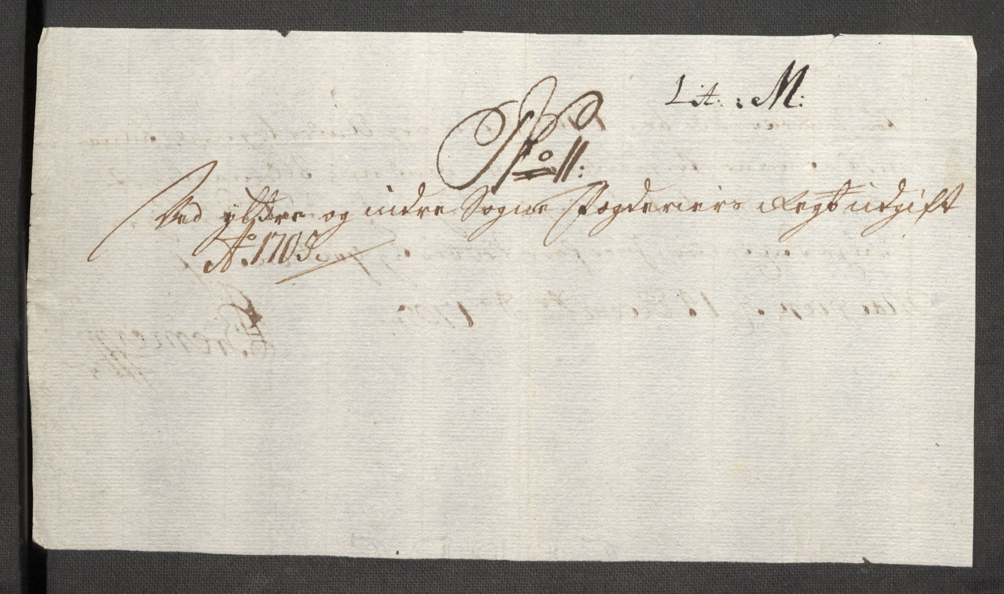 Rentekammeret inntil 1814, Reviderte regnskaper, Fogderegnskap, AV/RA-EA-4092/R52/L3314: Fogderegnskap Sogn, 1705-1707, p. 173