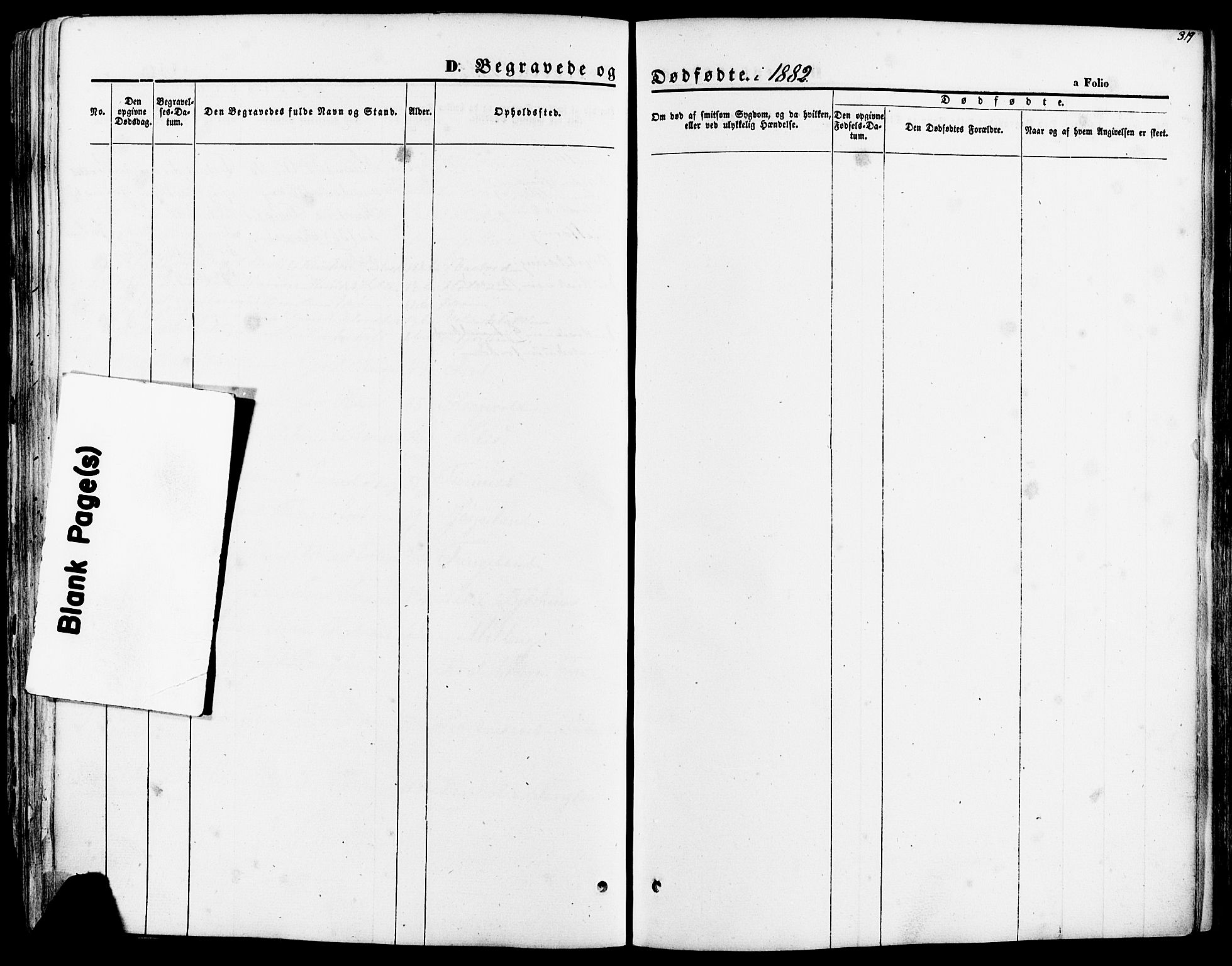 Strand sokneprestkontor, SAST/A-101828/H/Ha/Haa/L0007: Parish register (official) no. A 7, 1855-1881, p. 319