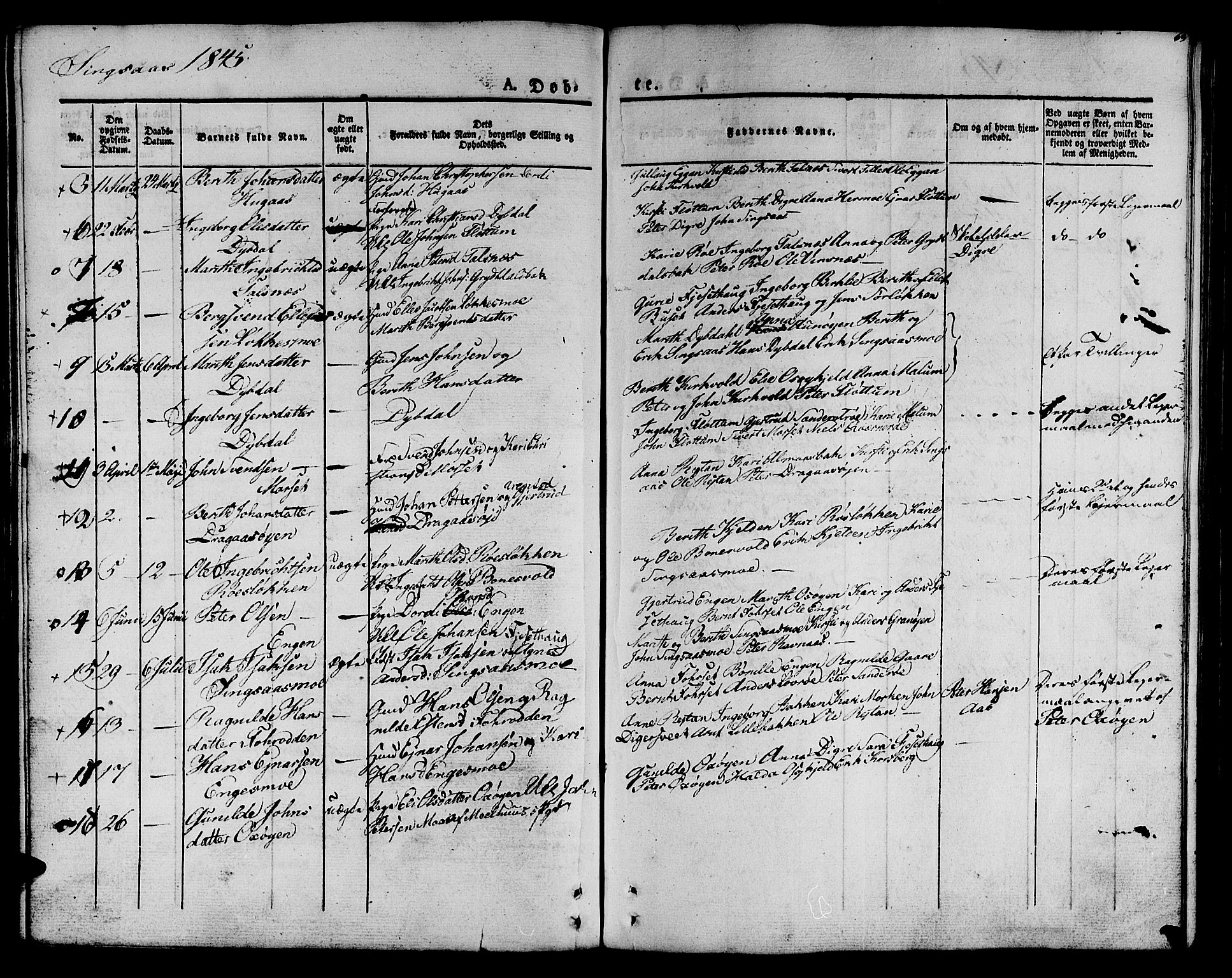 Ministerialprotokoller, klokkerbøker og fødselsregistre - Sør-Trøndelag, SAT/A-1456/685/L0958: Parish register (official) no. 685A04 /2, 1829-1845, p. 63