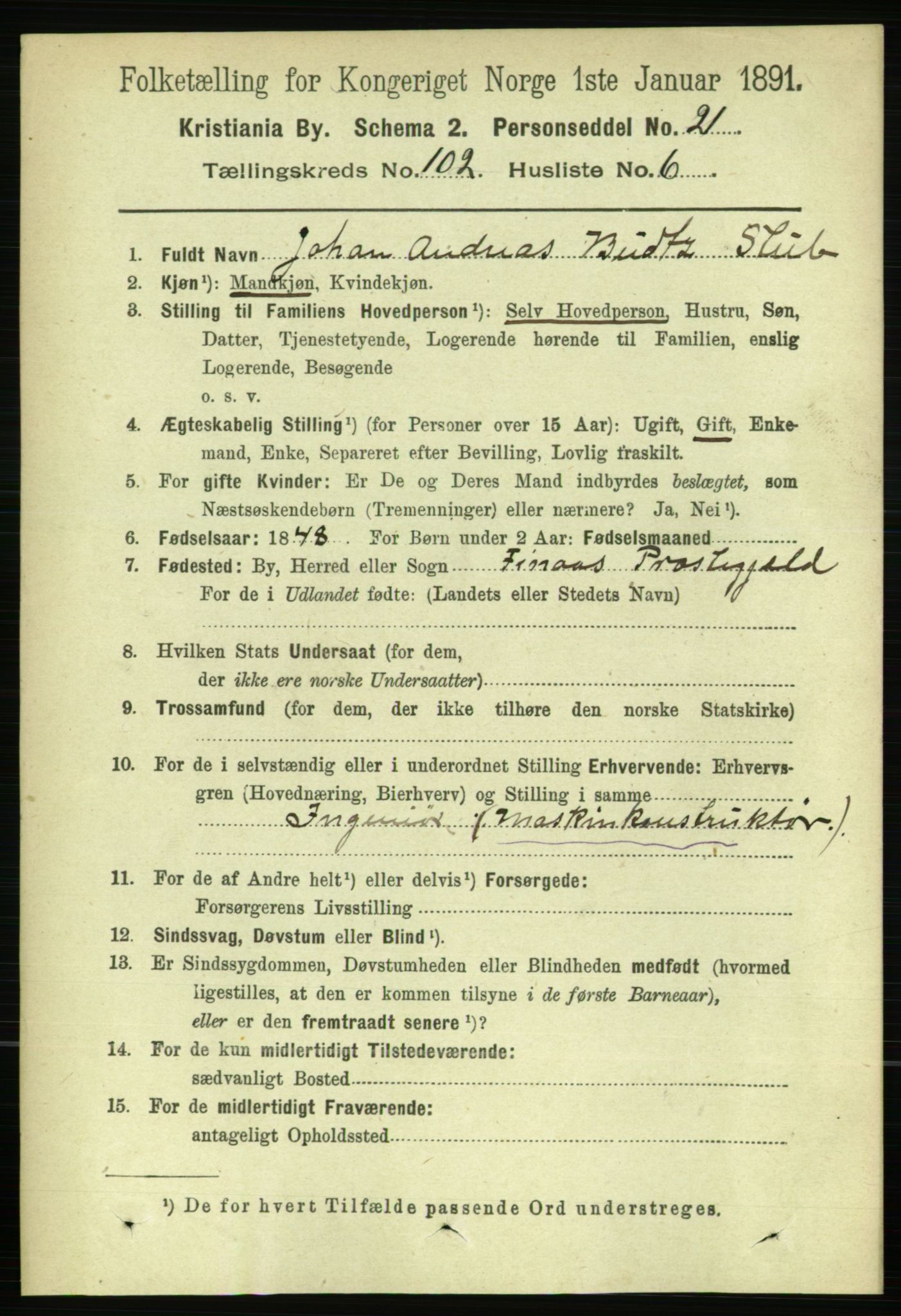 RA, 1891 census for 0301 Kristiania, 1891, p. 50755