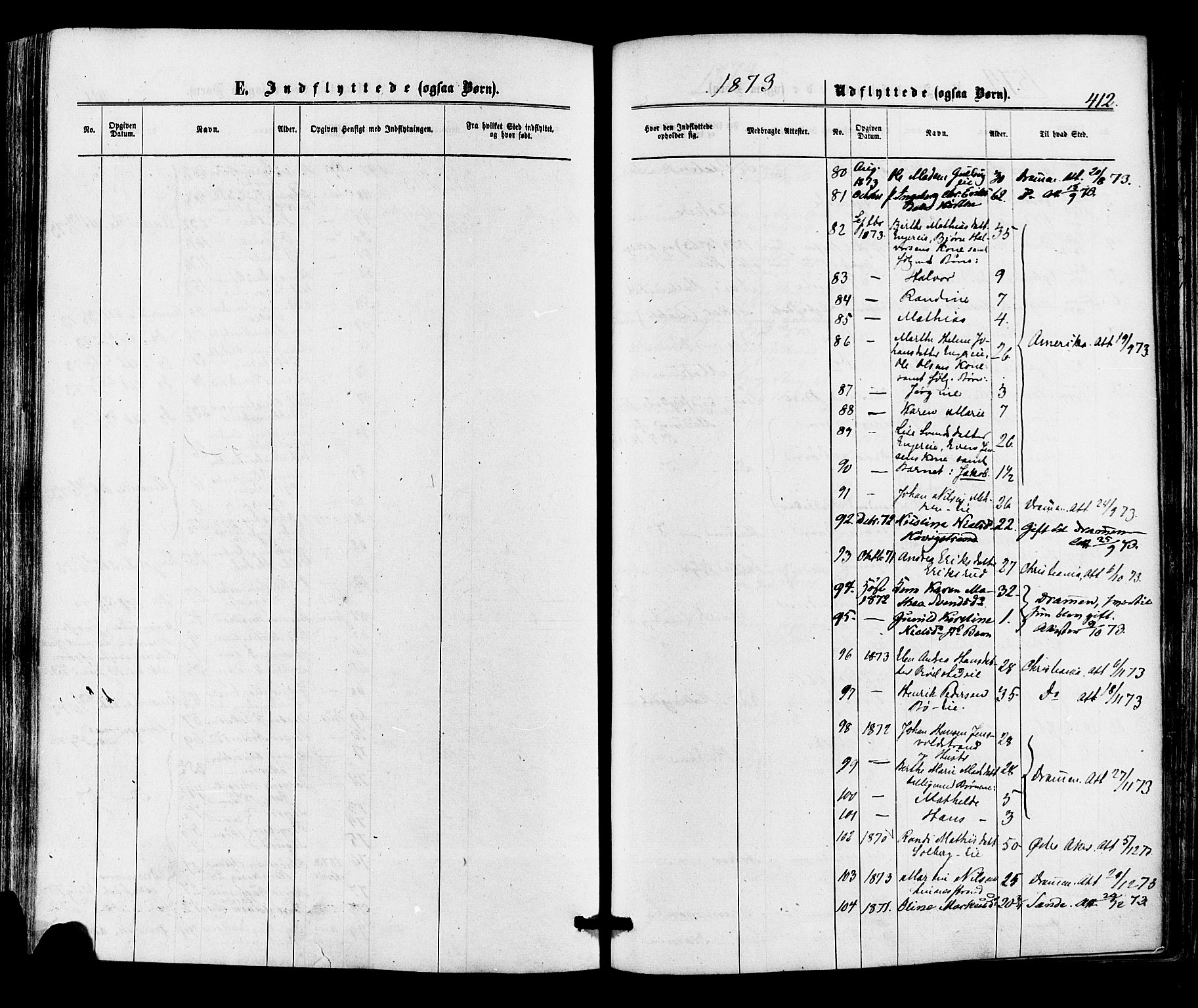 Lier kirkebøker, AV/SAKO-A-230/F/Fa/L0013: Parish register (official) no. I 13, 1865-1874, p. 412