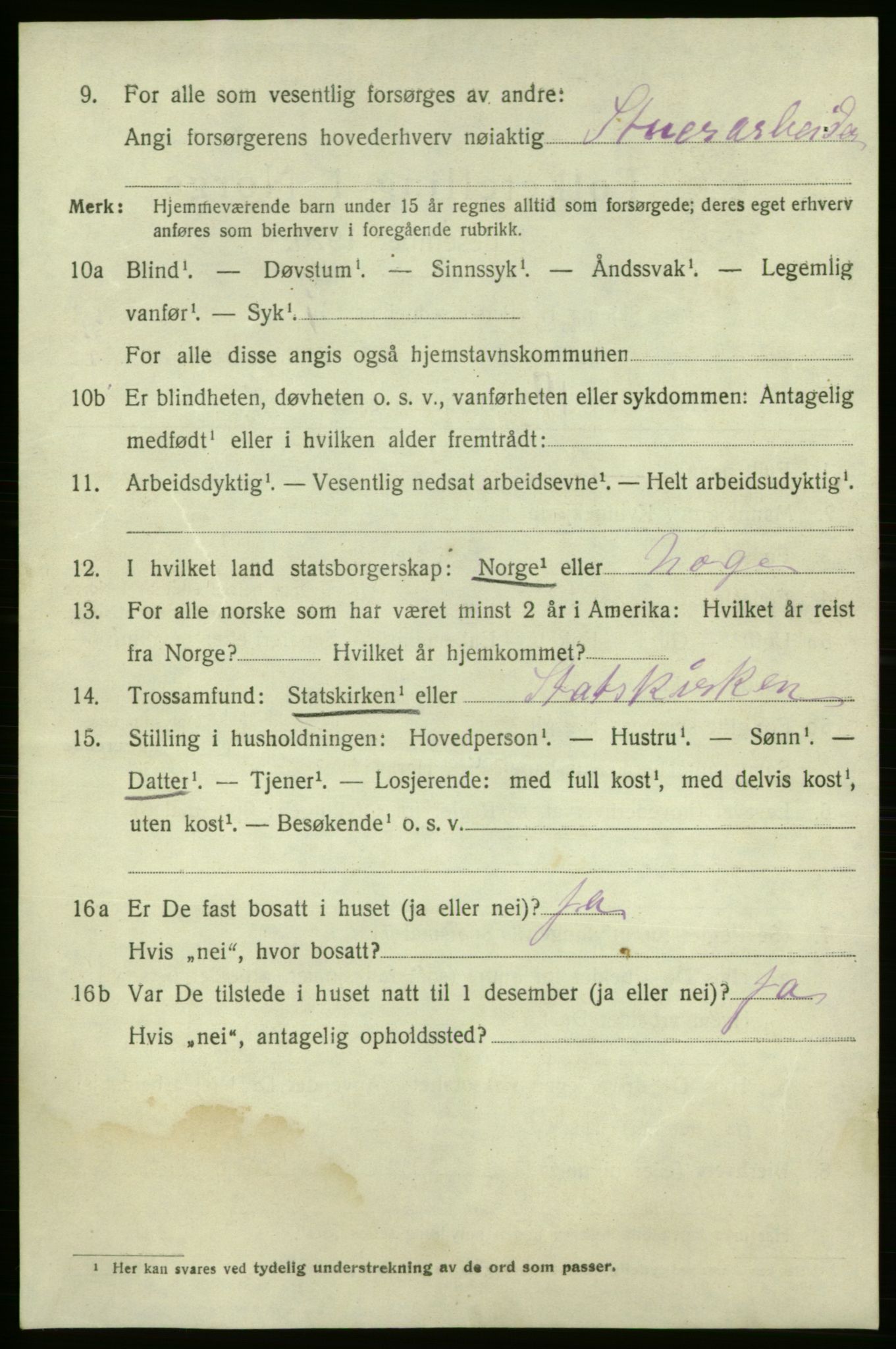 SAO, 1920 census for Fredrikshald, 1920, p. 26281
