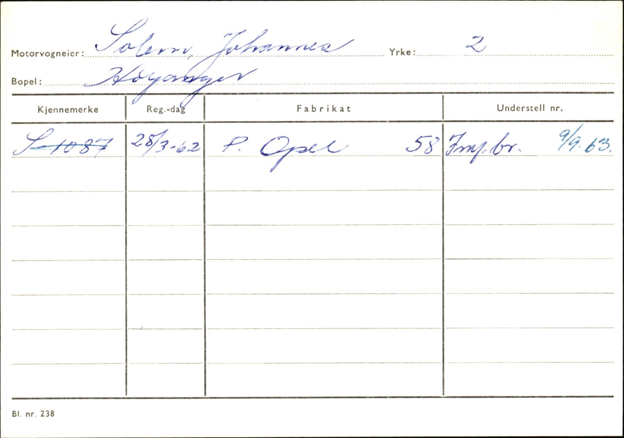 Statens vegvesen, Sogn og Fjordane vegkontor, AV/SAB-A-5301/4/F/L0131: Eigarregister Høyanger P-Å. Stryn S-Å, 1945-1975, p. 299