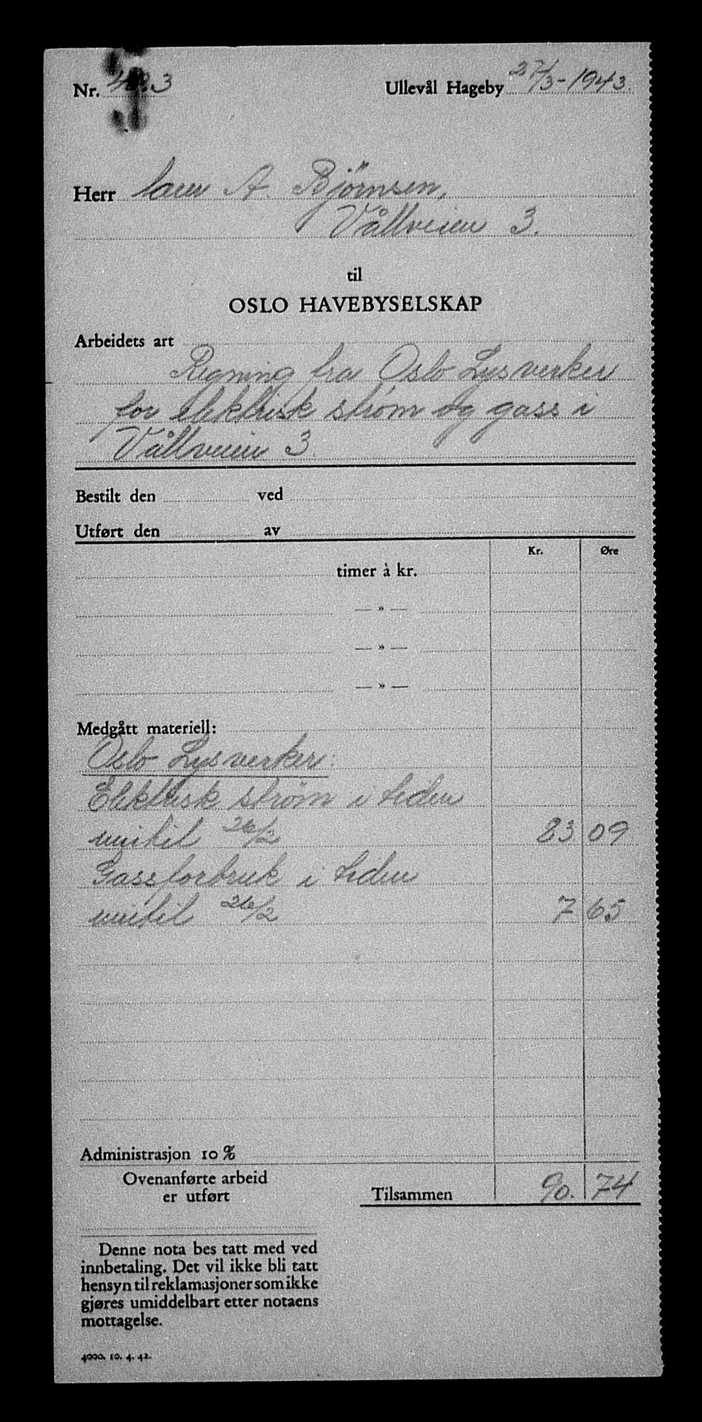 Justisdepartementet, Tilbakeføringskontoret for inndratte formuer, AV/RA-S-1564/H/Hc/Hcc/L0924: --, 1945-1947, p. 443