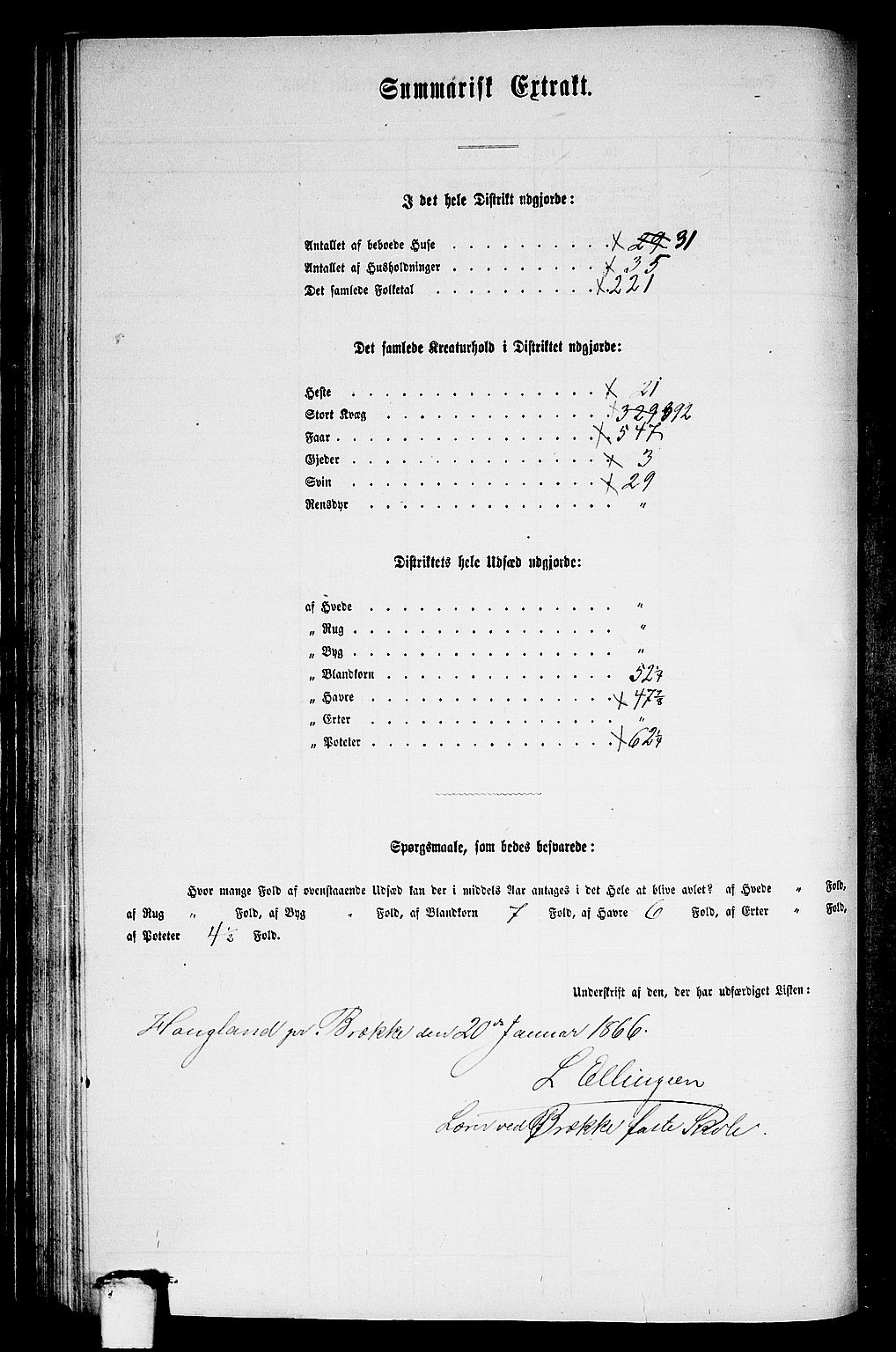 RA, 1865 census for Lavik, 1865, p. 96