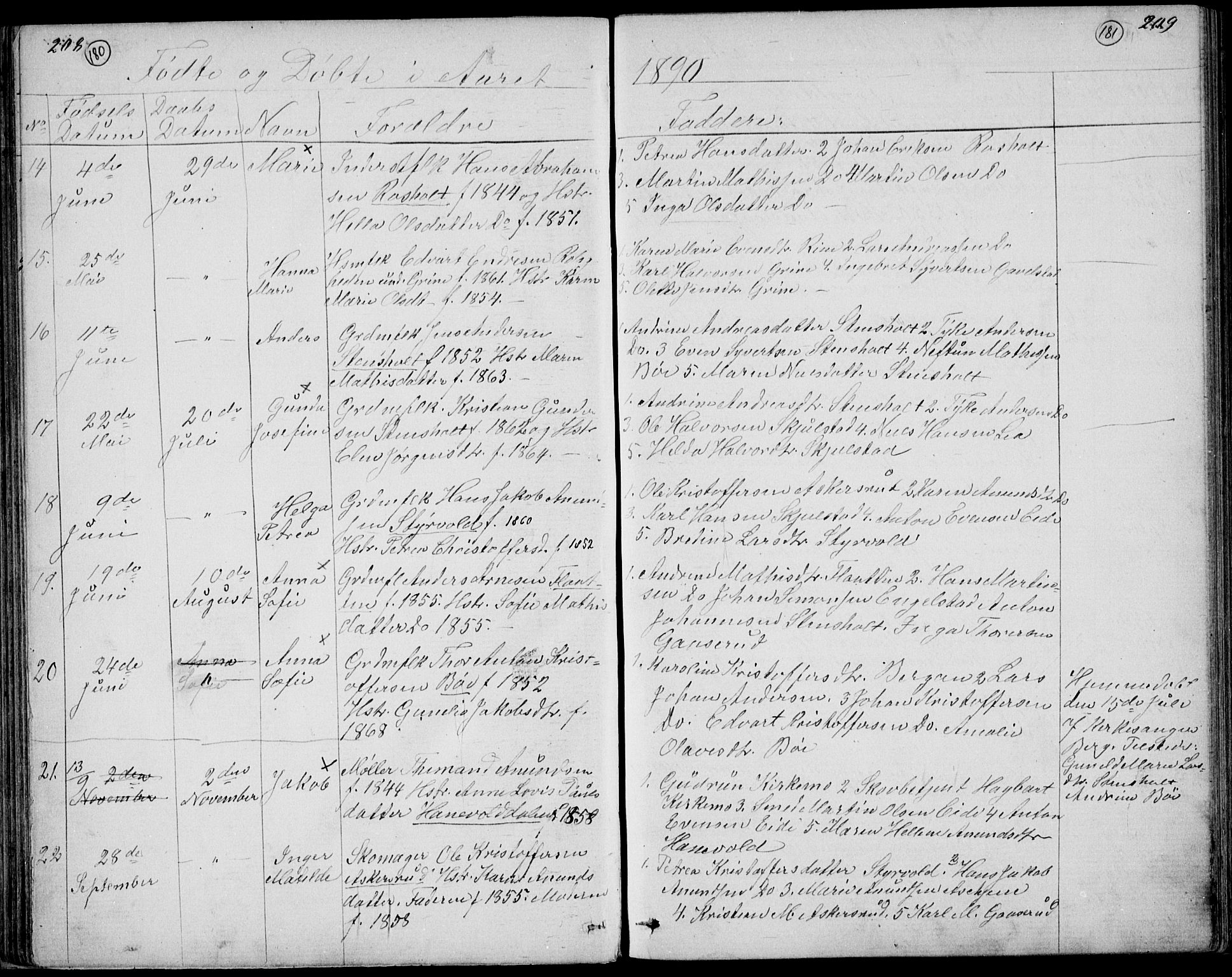 Lardal kirkebøker, AV/SAKO-A-350/G/Gc/L0001: Parish register (copy) no. III 1, 1859-1893, p. 208-209