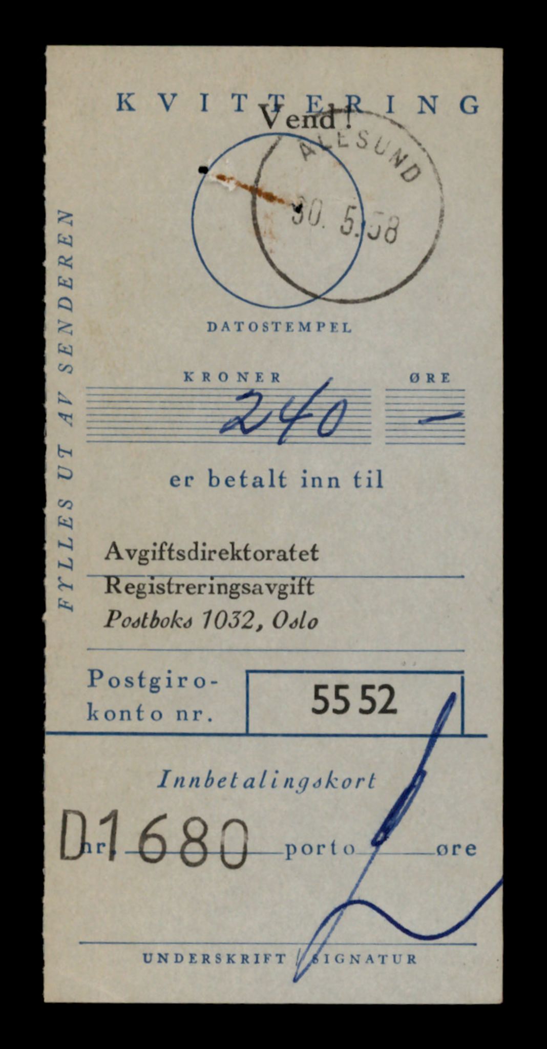 Møre og Romsdal vegkontor - Ålesund trafikkstasjon, AV/SAT-A-4099/F/Fe/L0015: Registreringskort for kjøretøy T 1700 - T 1850, 1927-1998, p. 698