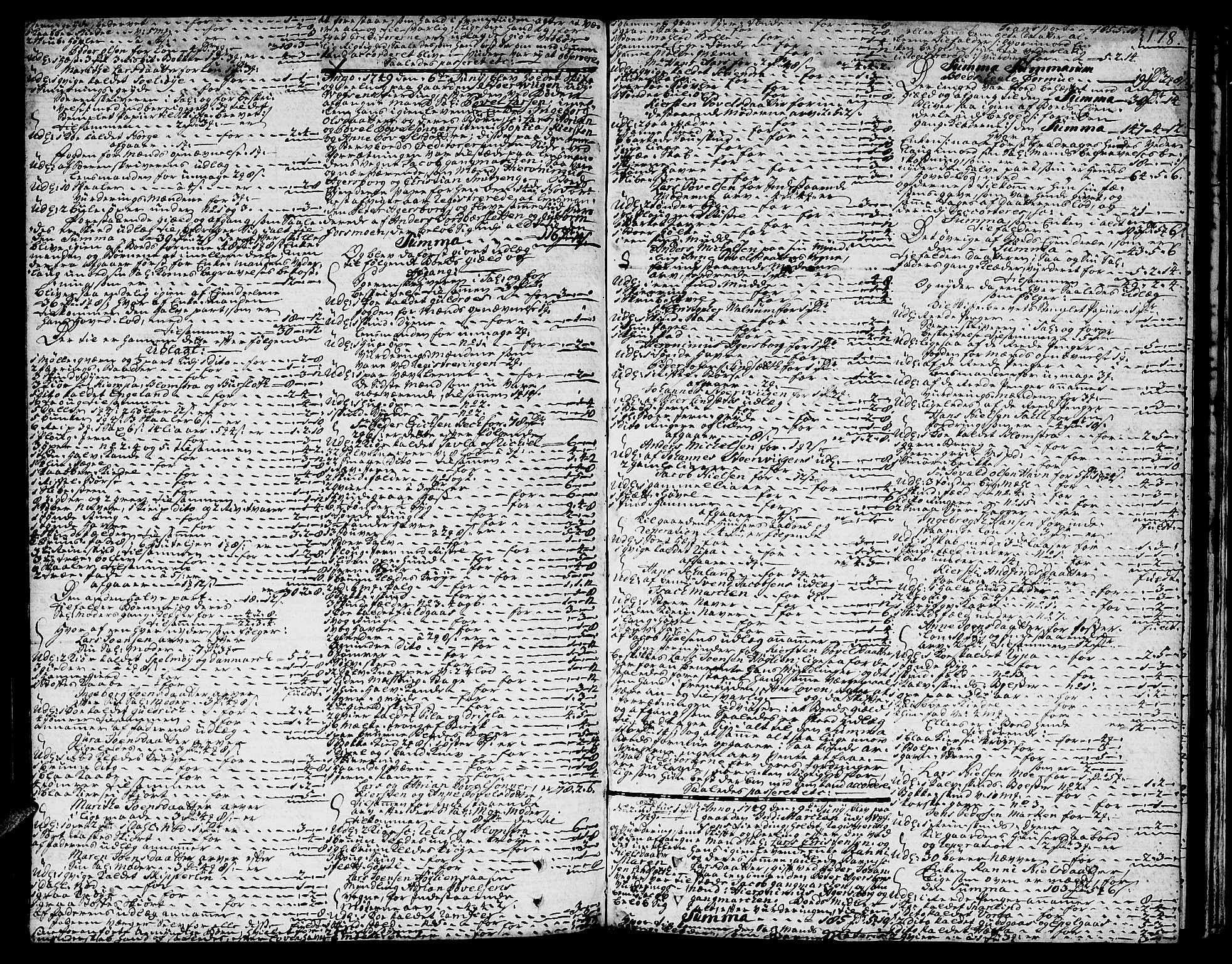 Helgeland sorenskriveri, SAT/A-0004/3/3A/L0015: Skifteprotokoll 9, 1746-1749, p. 177b-178a
