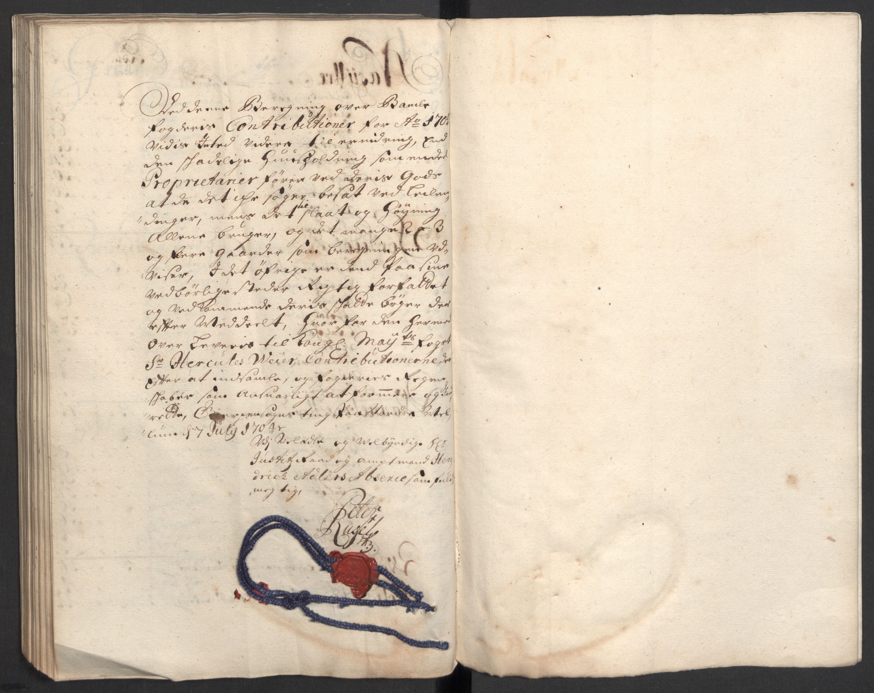 Rentekammeret inntil 1814, Reviderte regnskaper, Fogderegnskap, AV/RA-EA-4092/R36/L2112: Fogderegnskap Øvre og Nedre Telemark og Bamble, 1704, p. 183