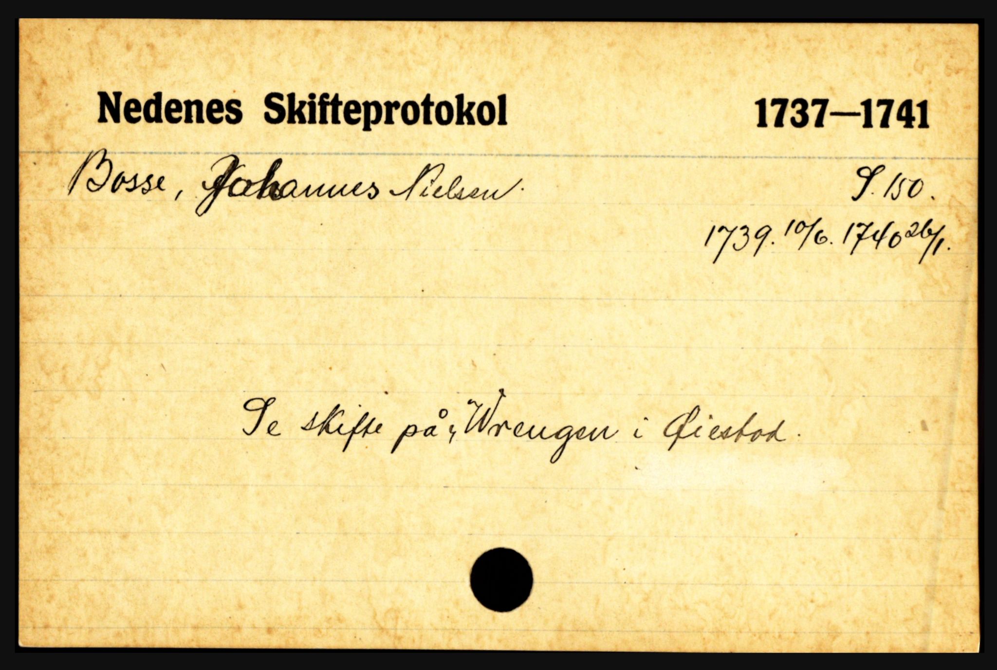 Nedenes sorenskriveri før 1824, AV/SAK-1221-0007/H, p. 3497