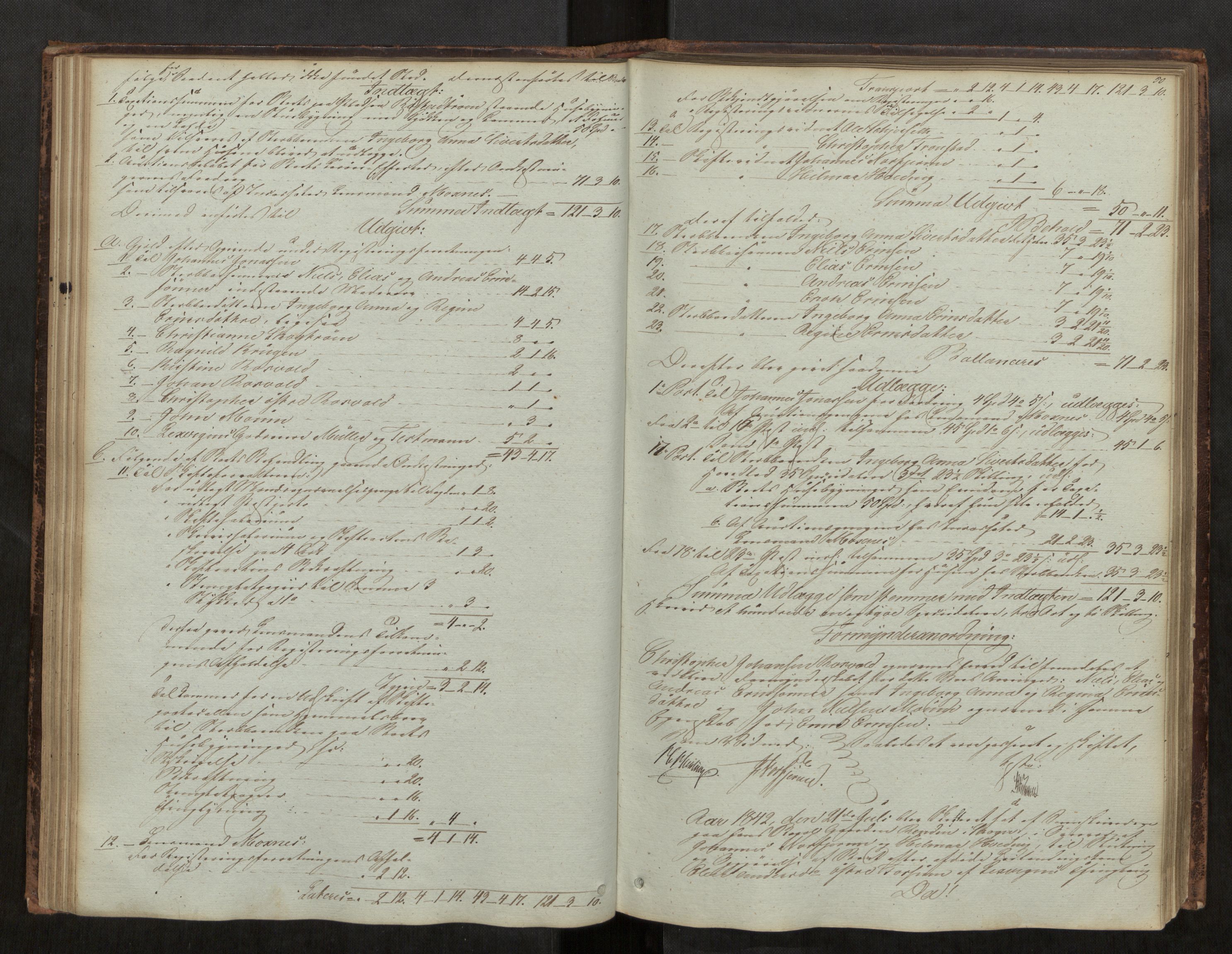 Stjør- og Verdal sorenskriveri, AV/SAT-A-4167/1/3/3A/L0033: Skifteprotokoll 28, 1836-1853, p. 50