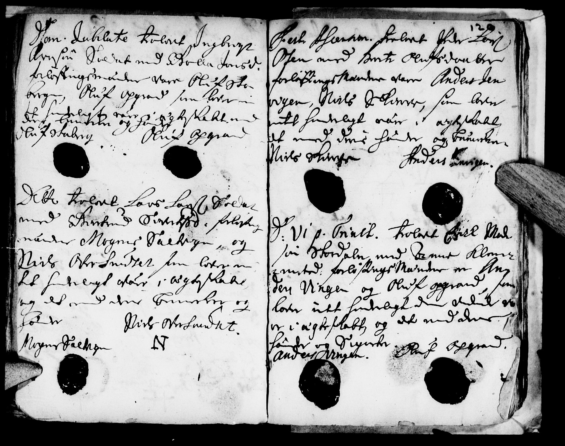 Ministerialprotokoller, klokkerbøker og fødselsregistre - Nord-Trøndelag, SAT/A-1458/722/L0214: Parish register (official) no. 722A01, 1692-1718, p. 120