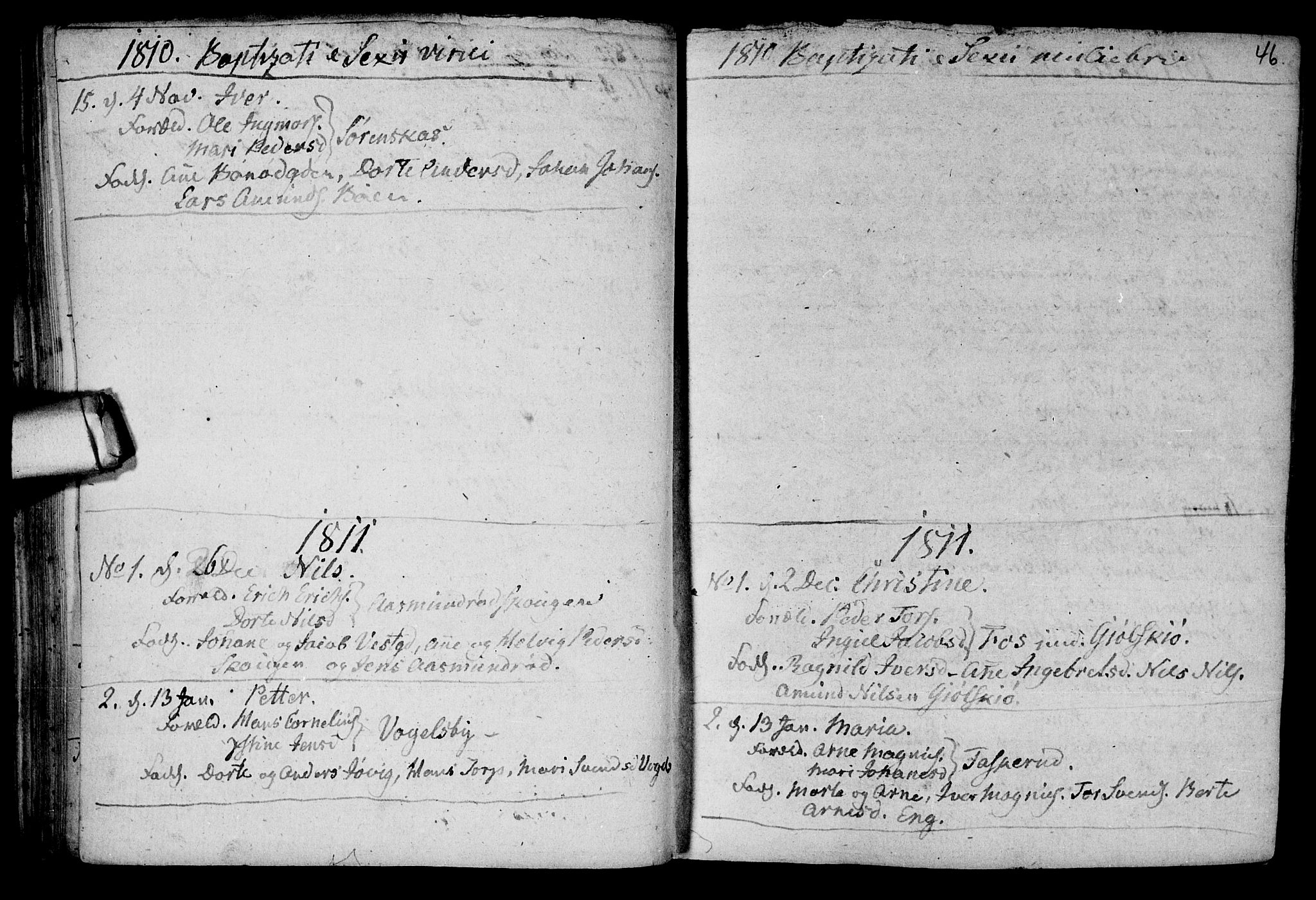 Aremark prestekontor Kirkebøker, AV/SAO-A-10899/F/Fb/L0003: Parish register (official) no.  II 3, 1796-1814, p. 46