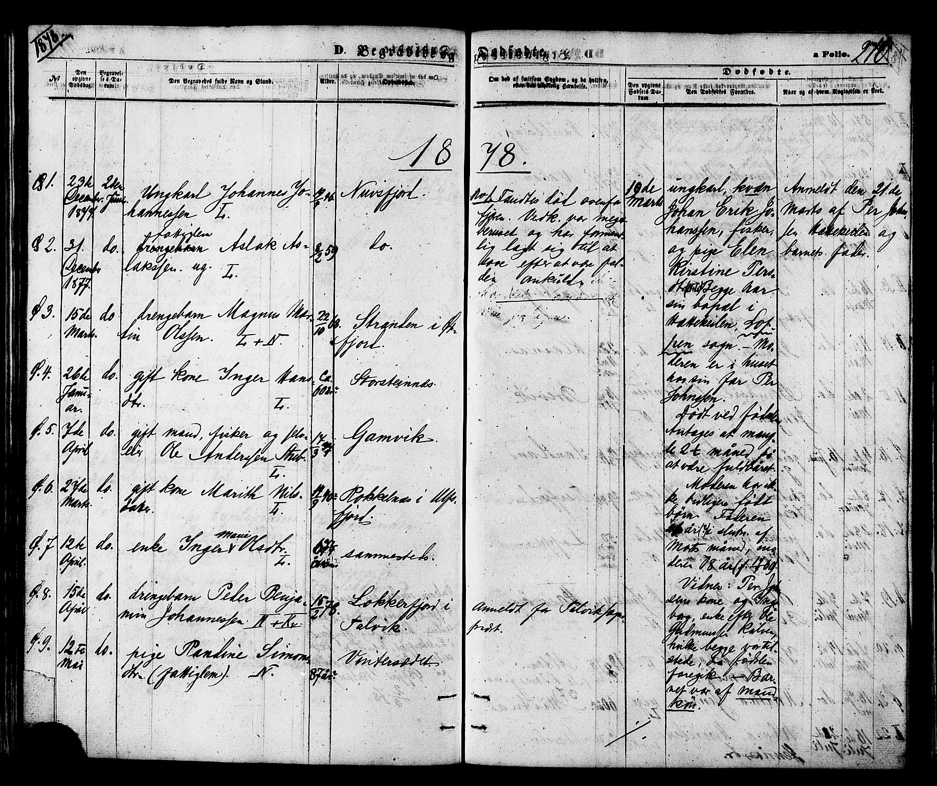 Loppa sokneprestkontor, SATØ/S-1339/H/Ha/L0005kirke: Parish register (official) no. 5, 1869-1878, p. 210
