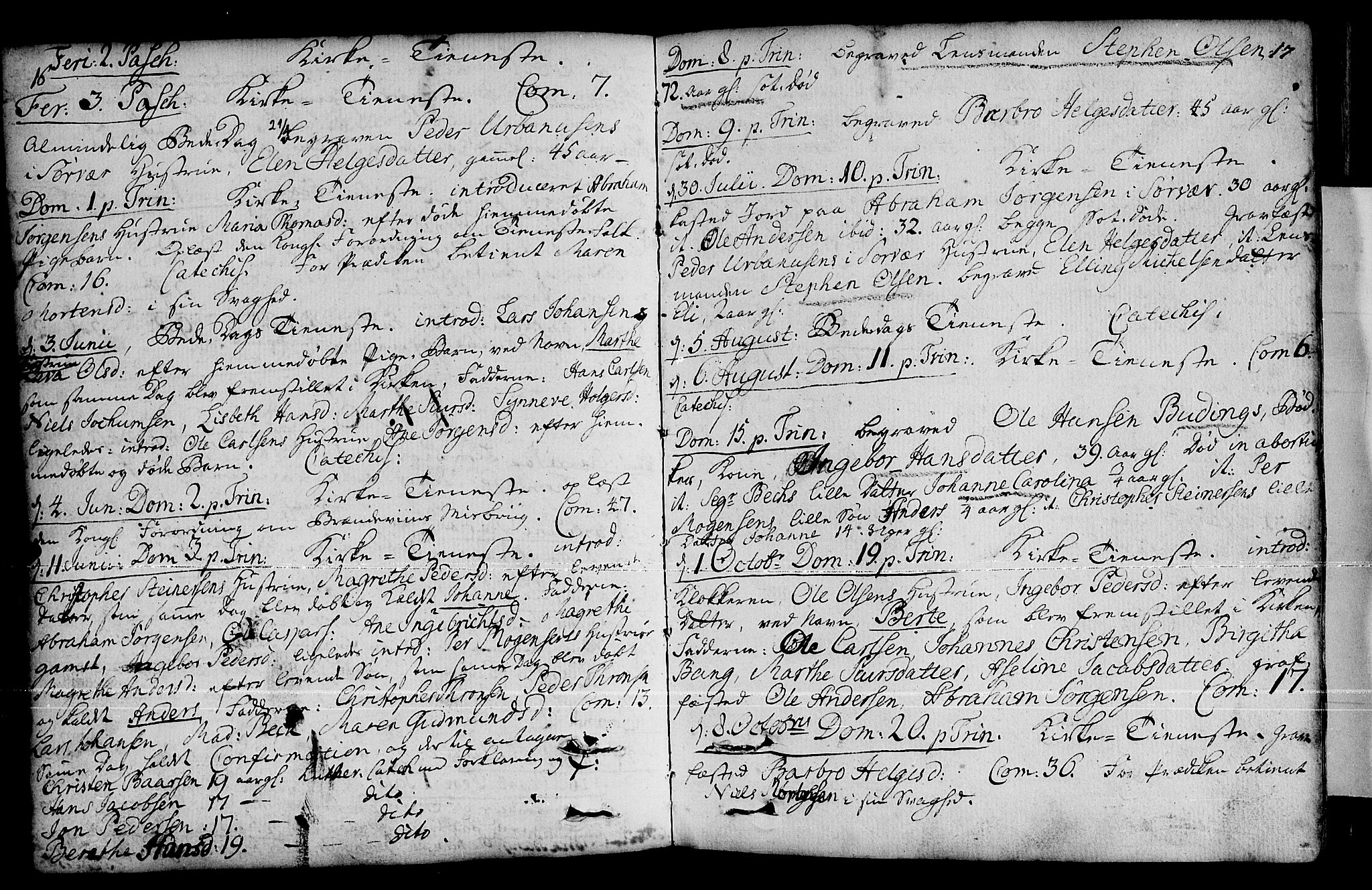 Loppa sokneprestkontor, SATØ/S-1339/H/Ha/L0001kirke: Parish register (official) no. 1 /2, 1753-1784, p. 16-17