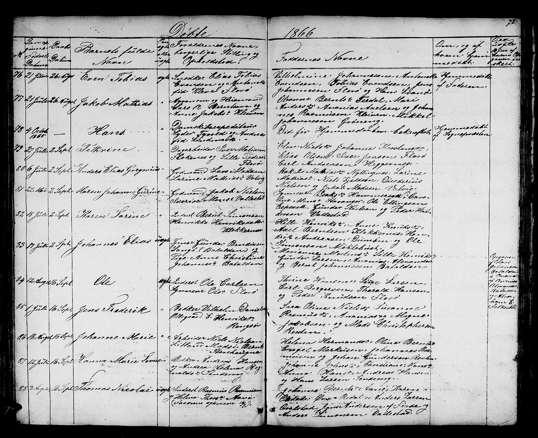 Kinn sokneprestembete, AV/SAB-A-80801/H/Hab/Haba/L0001: Parish register (copy) no. A 1, 1853-1868, p. 63