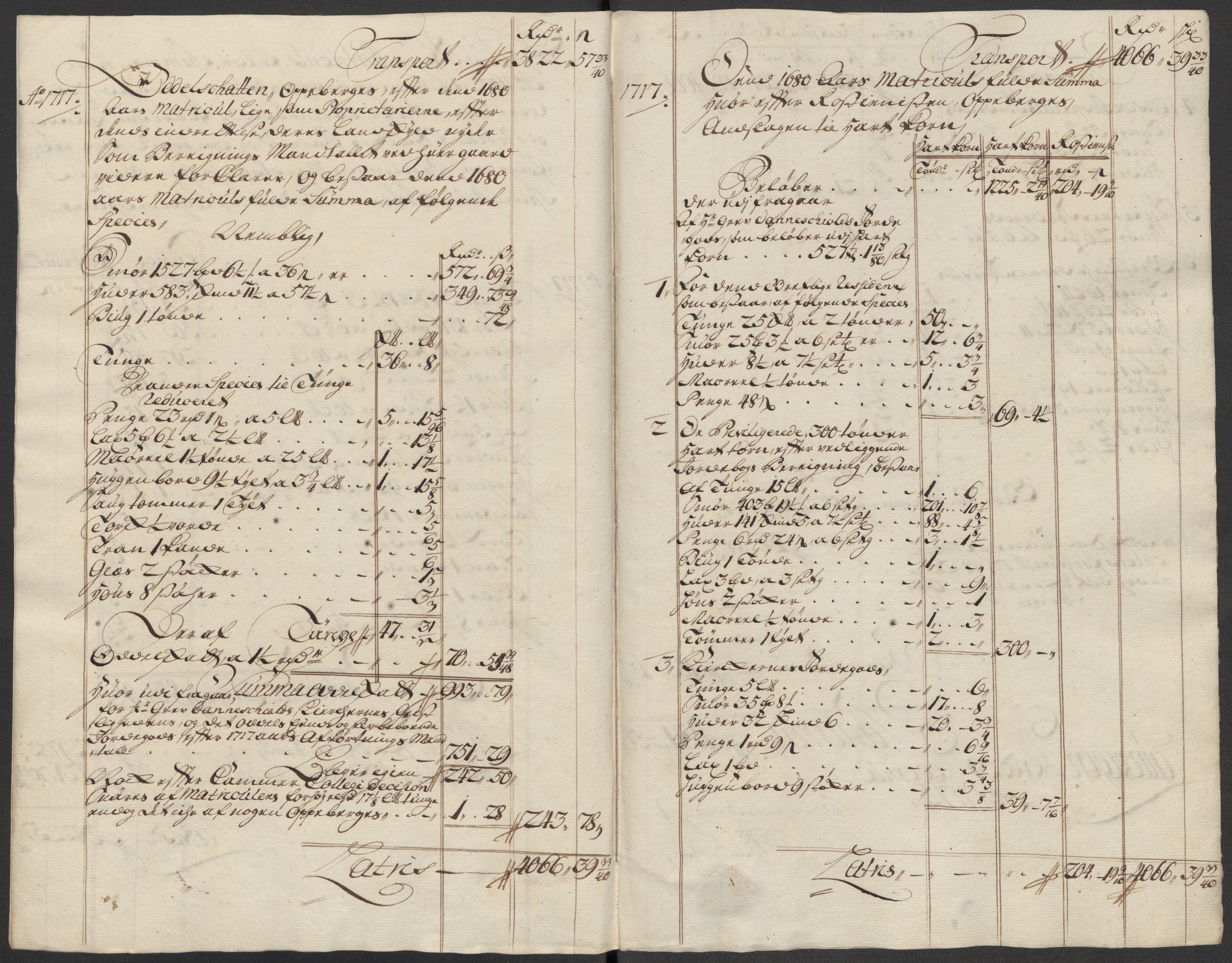 Rentekammeret inntil 1814, Reviderte regnskaper, Fogderegnskap, RA/EA-4092/R33/L1987: Fogderegnskap Larvik grevskap, 1716-1717, p. 483