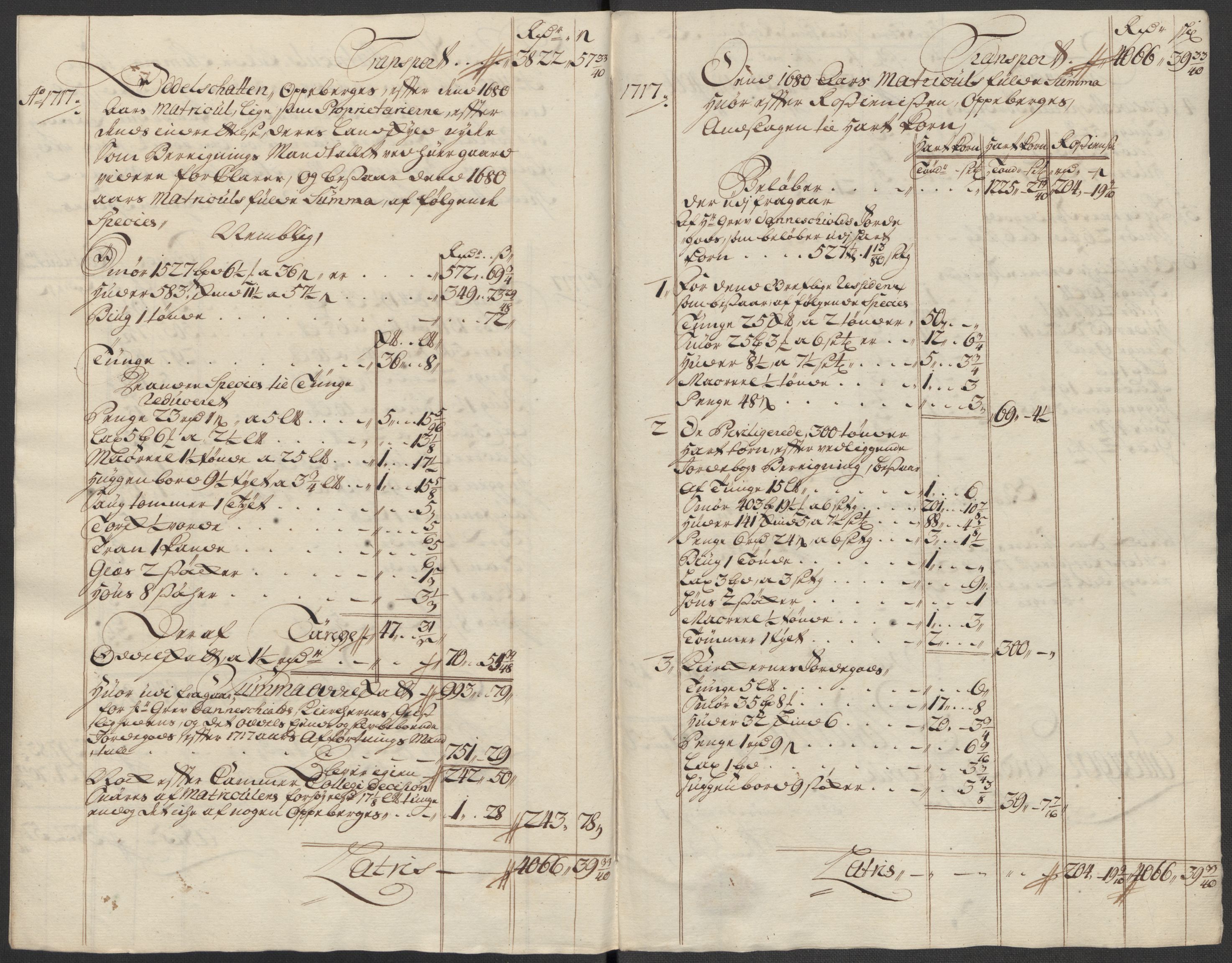 Rentekammeret inntil 1814, Reviderte regnskaper, Fogderegnskap, AV/RA-EA-4092/R33/L1987: Fogderegnskap Larvik grevskap, 1716-1717, p. 483