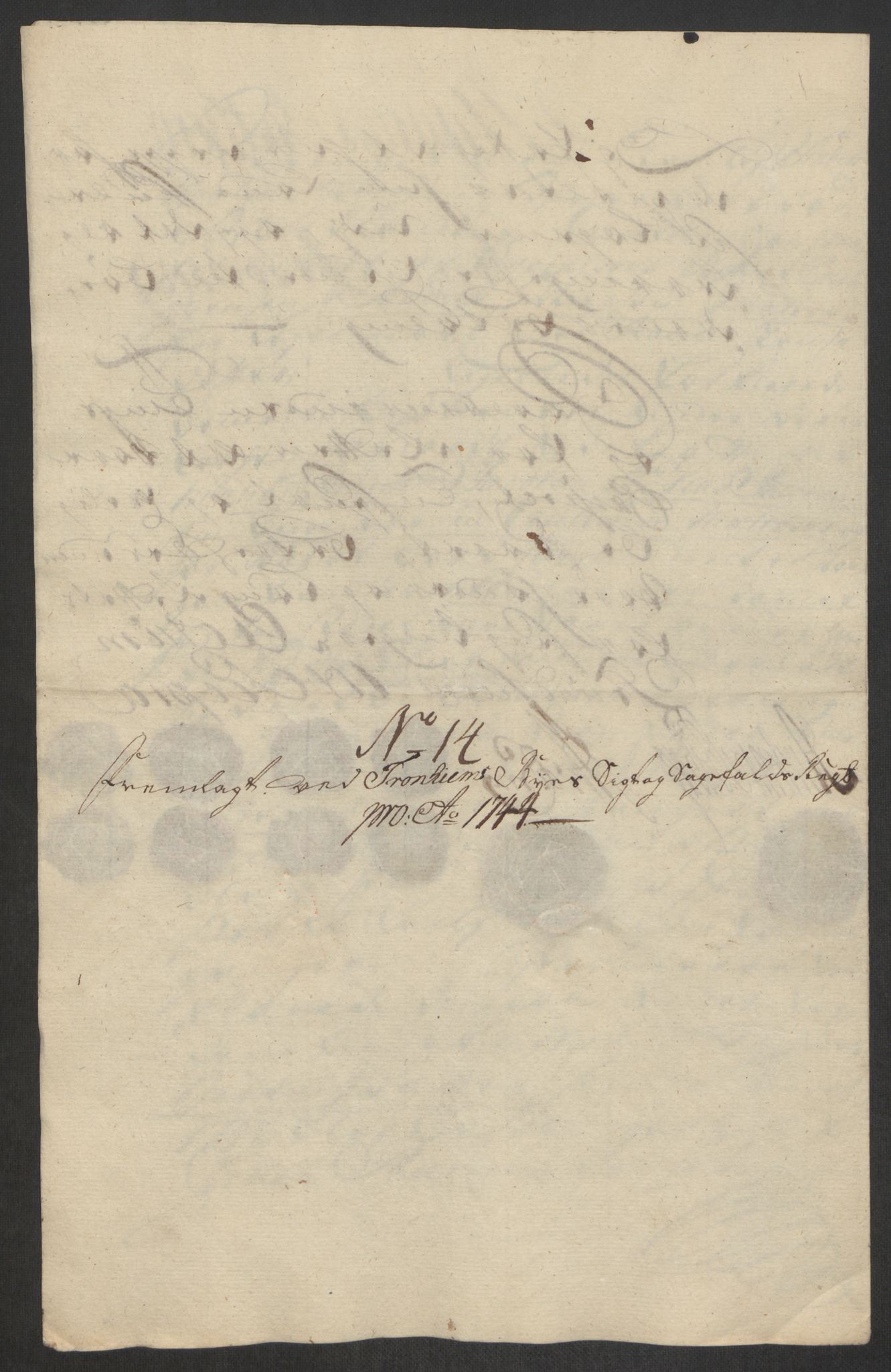 Rentekammeret inntil 1814, Reviderte regnskaper, Byregnskaper, AV/RA-EA-4066/R/Rs/L0541: [S22] Sikt og sakefall, 1743-1746, p. 151