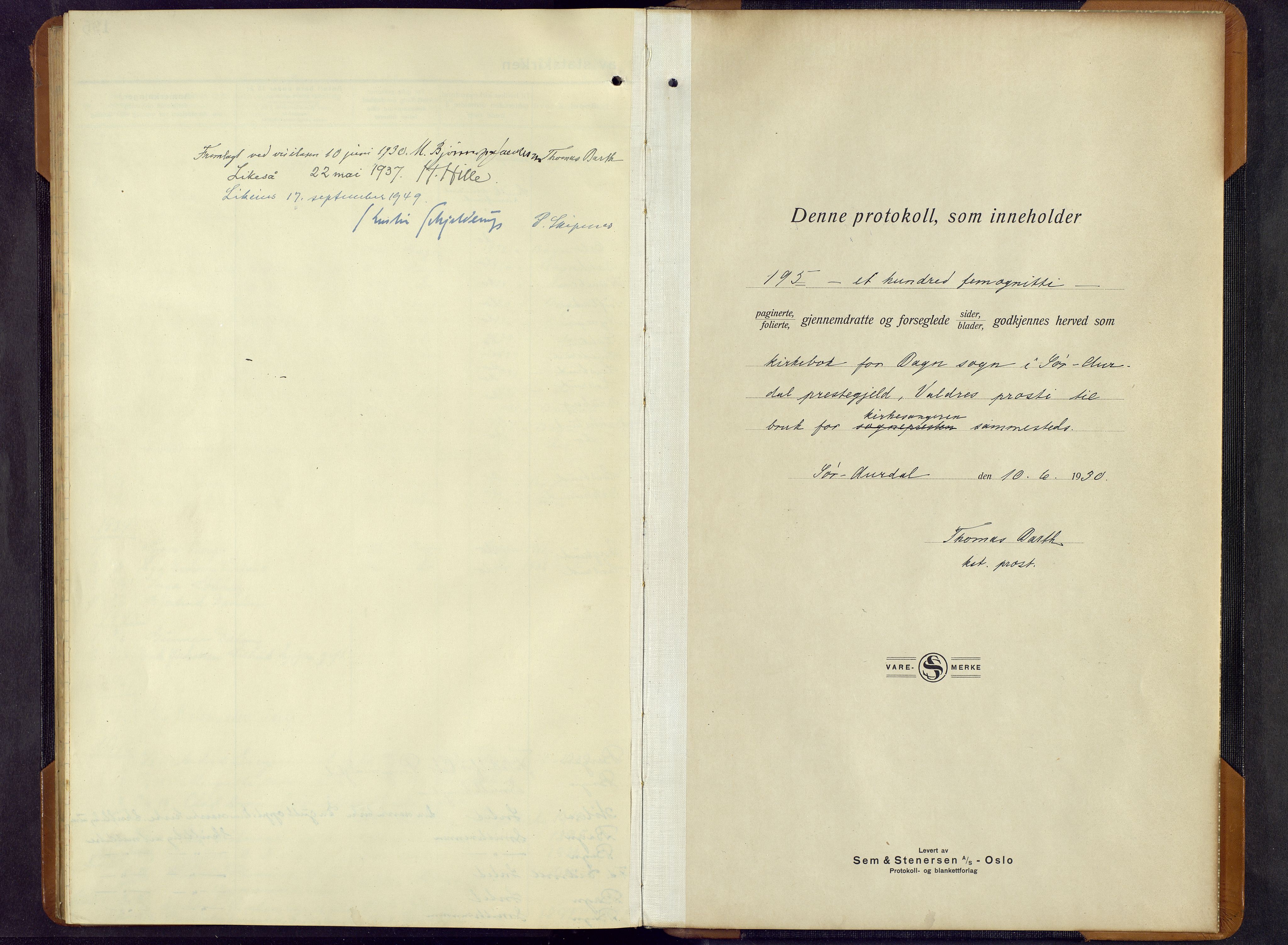 Sør-Aurdal prestekontor, SAH/PREST-128/H/Ha/Hab/L0011: Parish register (copy) no. 11, 1922-1950