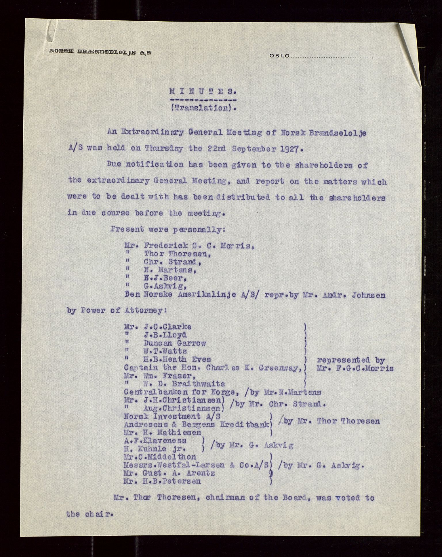 PA 1544 - Norsk Brændselolje A/S, AV/SAST-A-101965/1/A/Aa/L0001/0002: Generalforsamlinger. Beretning og regnskap.  / Generalforsamling 1926. Beretning regnskap etc. for 1925. Generalforsamling 1927. Generalforsamling 1928. , 1926-1928, p. 149