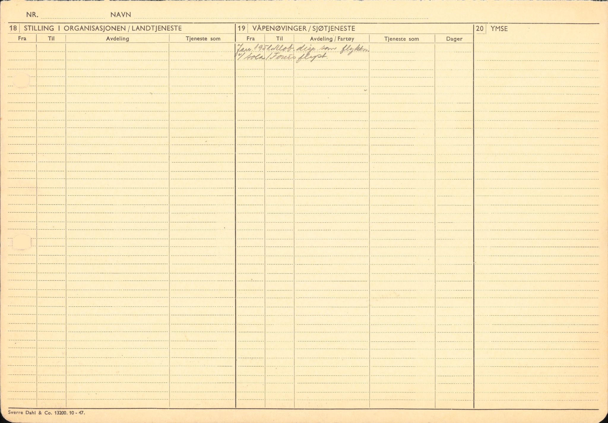 Forsvaret, Forsvarets overkommando/Luftforsvarsstaben, RA/RAFA-4079/P/Pa/L0029: Personellpapirer, 1912, p. 137