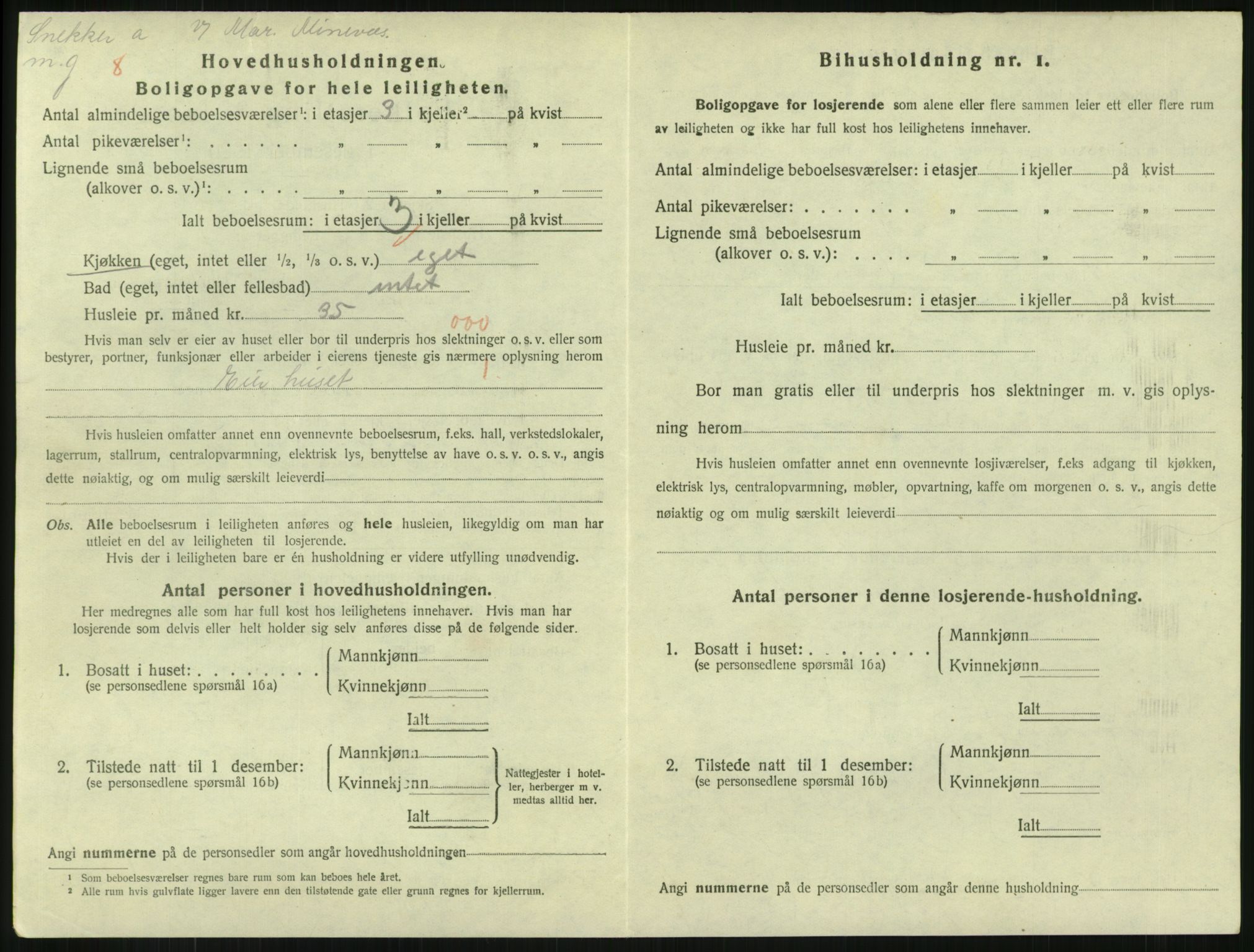 SAKO, 1920 census for Horten, 1920, p. 6108