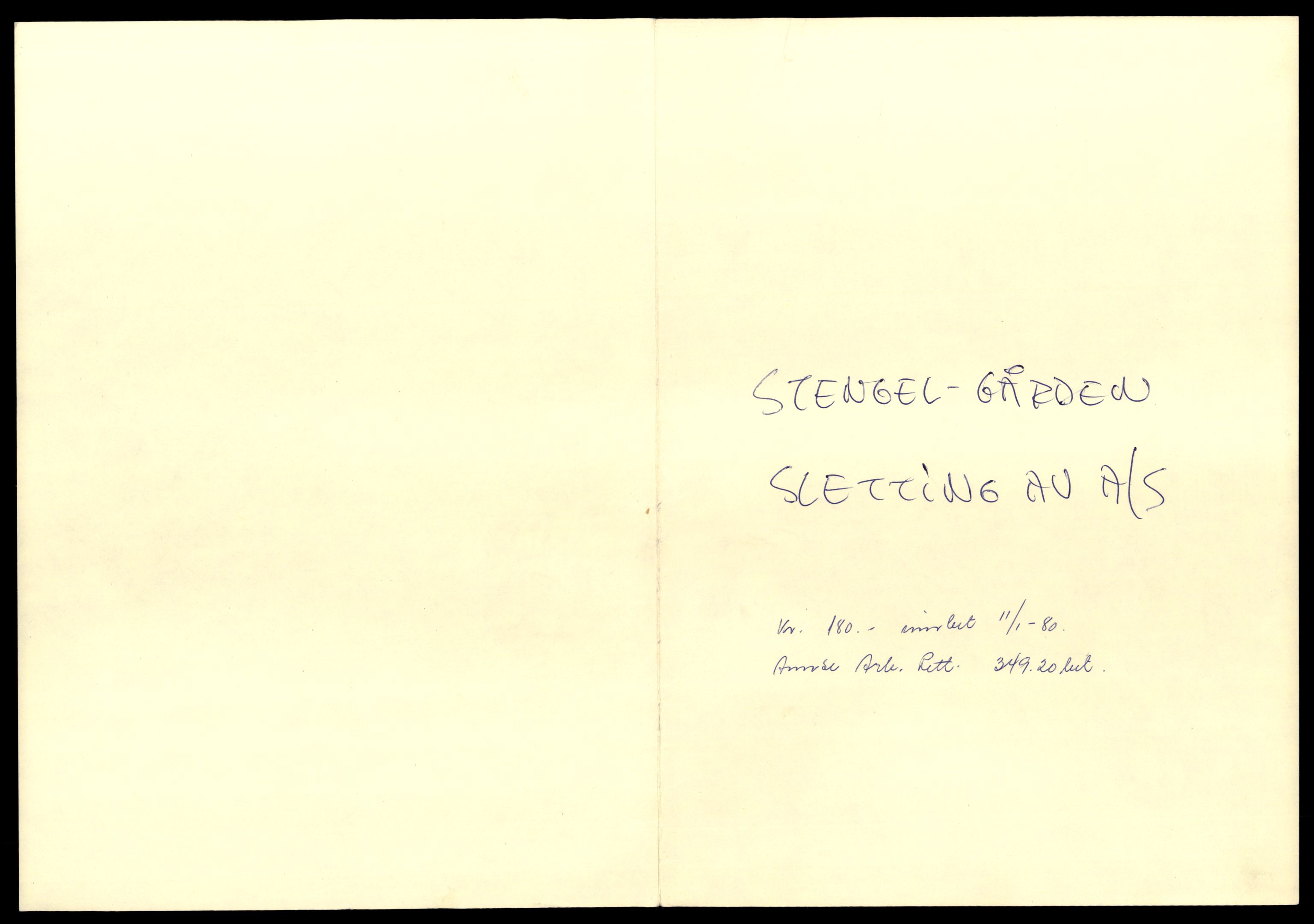 Gauldal sorenskriveri, AV/SAT-A-0014/2/J/Jd/Jde/L0004: Bilag, 1980, p. 3