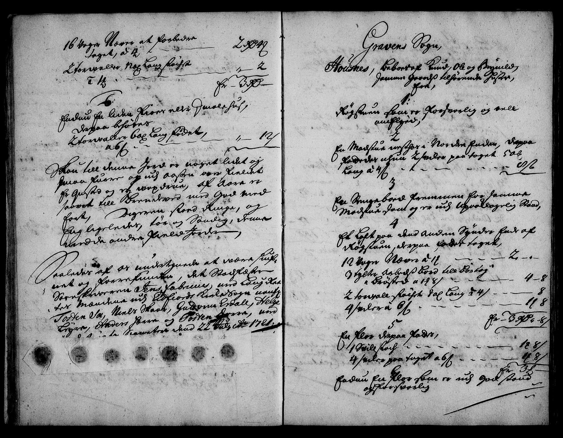 Rentekammeret inntil 1814, Realistisk ordnet avdeling, RA/EA-4070/On/L0003: [Jj 4]: Kommisjonsforretning over Vilhelm Hanssøns forpaktning av Halsnøy klosters gods, 1721-1729, p. 78