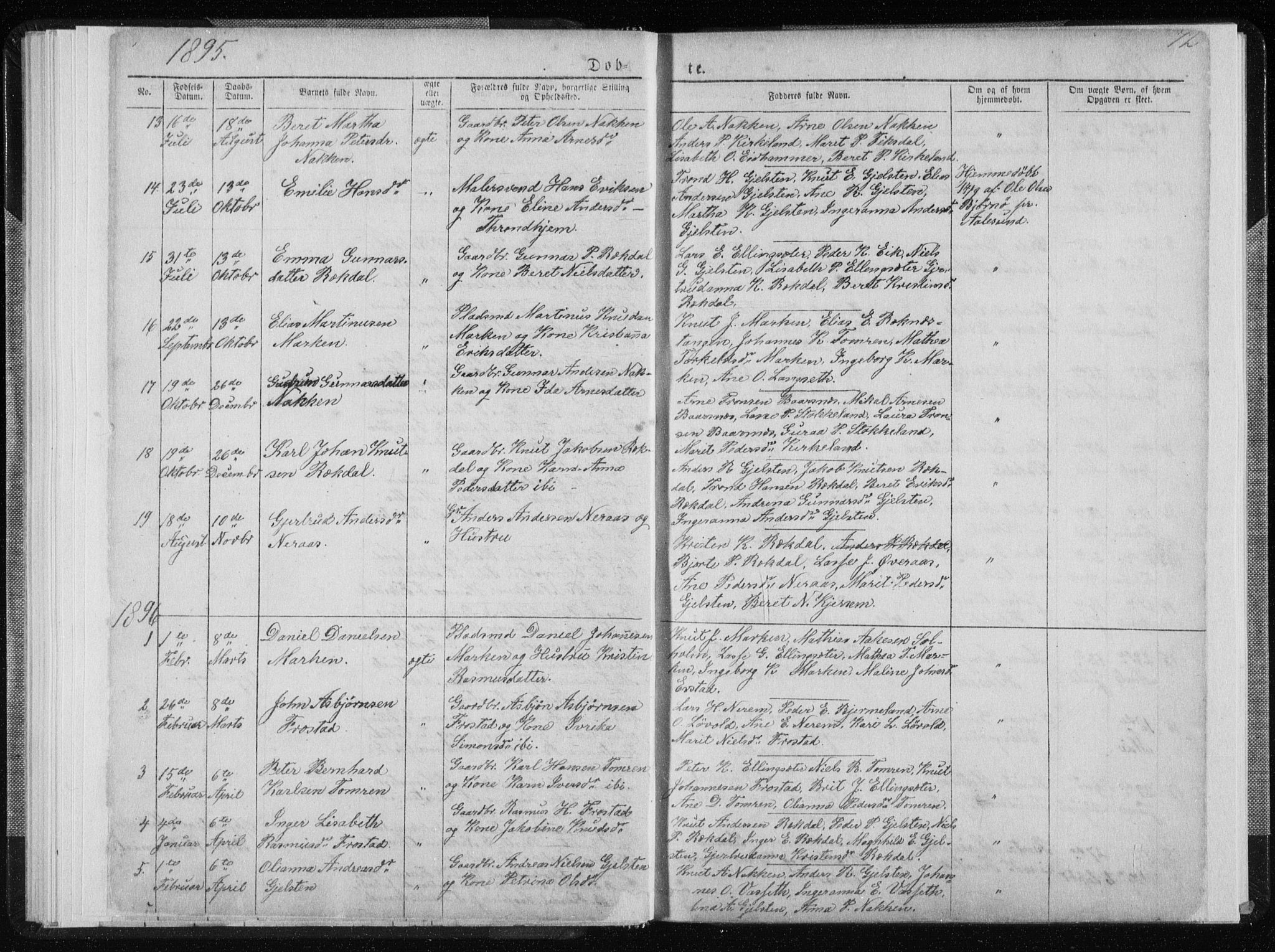 Ministerialprotokoller, klokkerbøker og fødselsregistre - Møre og Romsdal, SAT/A-1454/540/L0541: Parish register (copy) no. 540C01, 1867-1920, p. 72