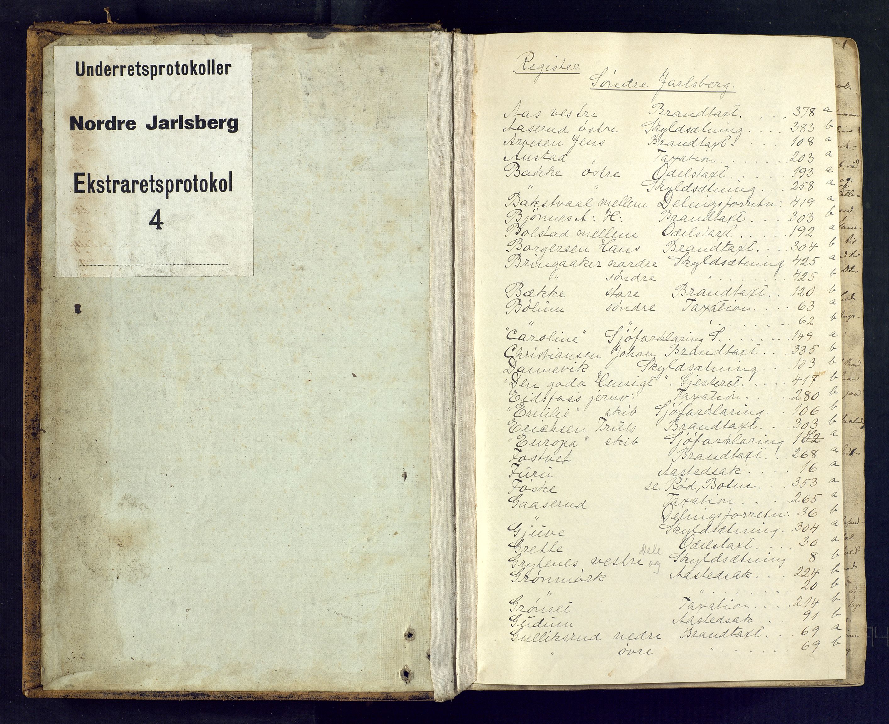 Nordre Jarlsberg sorenskriveri, SAKO/A-80/F/Fb/Fba/L0004: Ekstrarettsprotokoll, 1836-1838