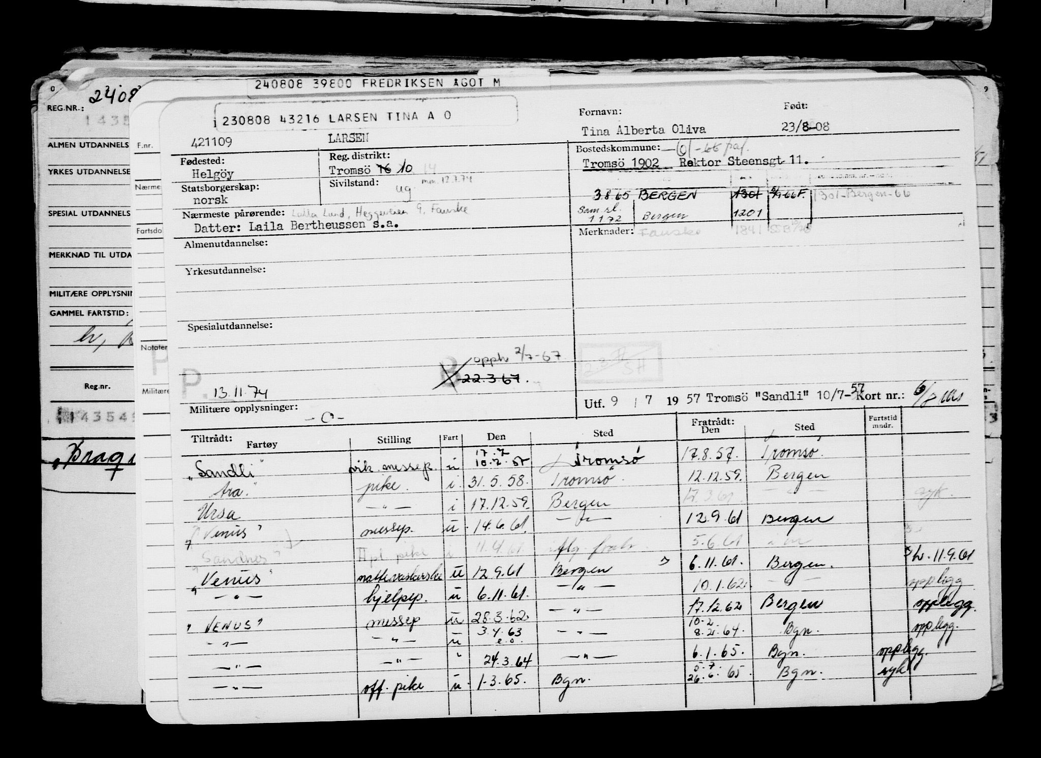 Direktoratet for sjømenn, AV/RA-S-3545/G/Gb/L0078: Hovedkort, 1908, p. 801