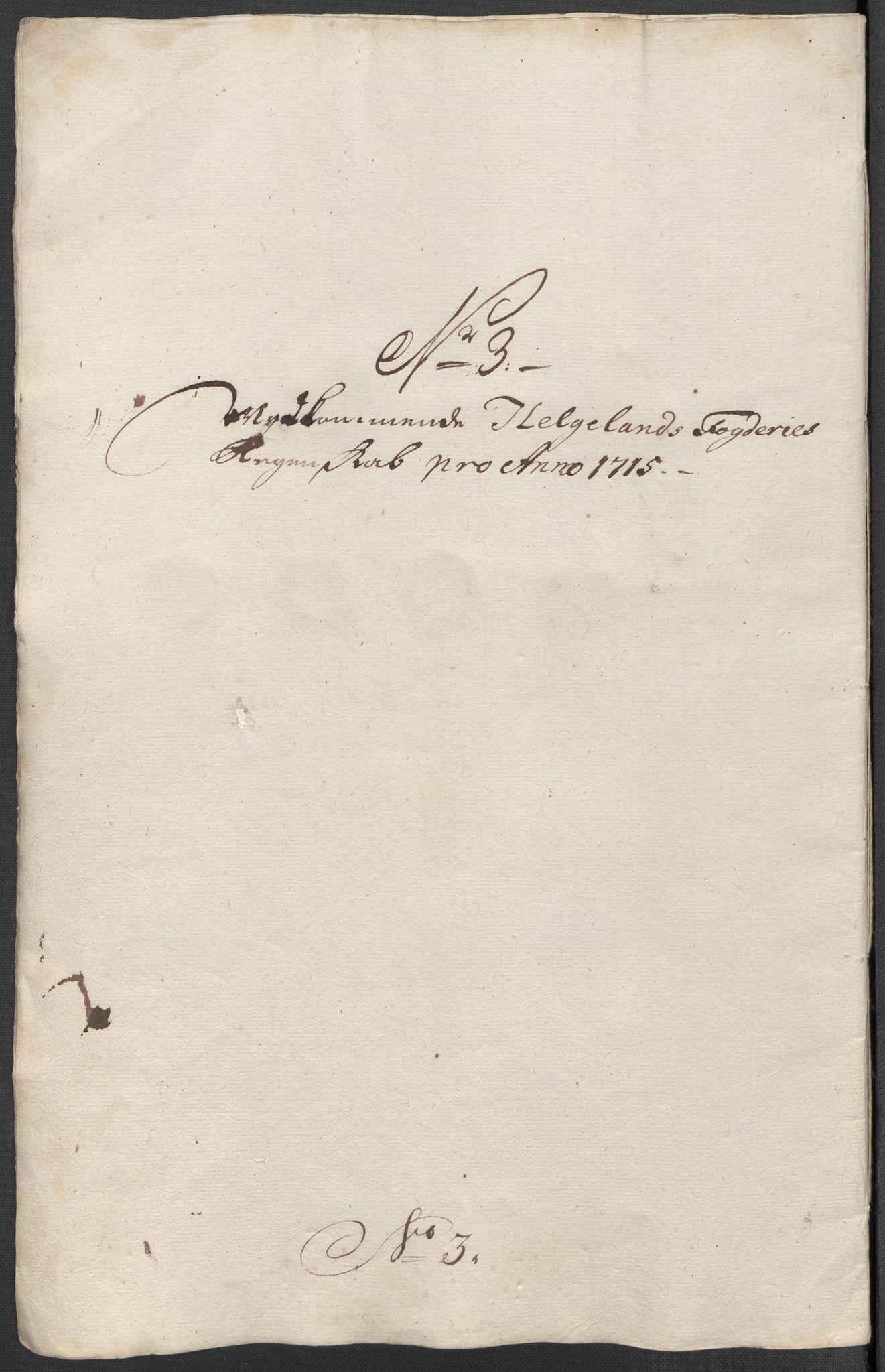 Rentekammeret inntil 1814, Reviderte regnskaper, Fogderegnskap, AV/RA-EA-4092/R65/L4513: Fogderegnskap Helgeland, 1714-1715, p. 564