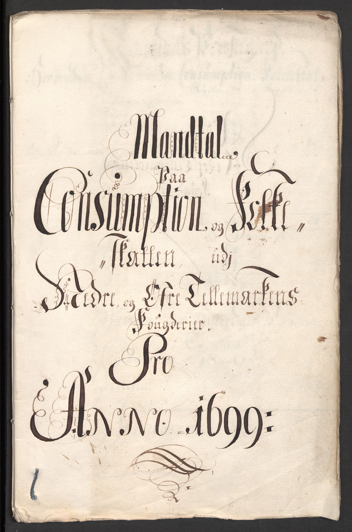 Rentekammeret inntil 1814, Reviderte regnskaper, Fogderegnskap, RA/EA-4092/R36/L2101: Fogderegnskap Øvre og Nedre Telemark og Bamble, 1699, p. 44