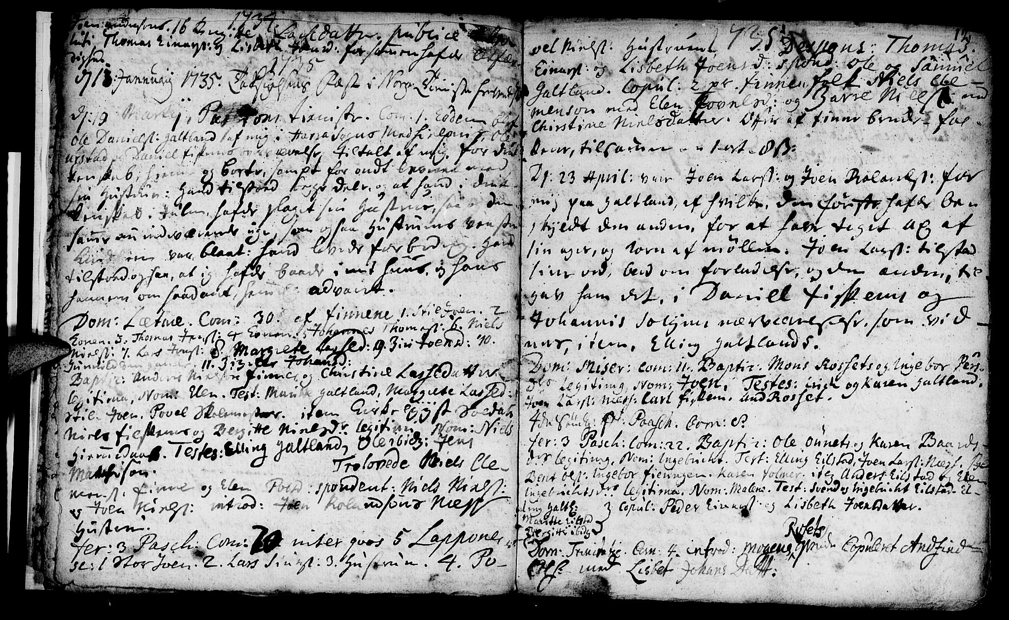 Ministerialprotokoller, klokkerbøker og fødselsregistre - Nord-Trøndelag, SAT/A-1458/759/L0525: Parish register (official) no. 759A01, 1706-1748, p. 12