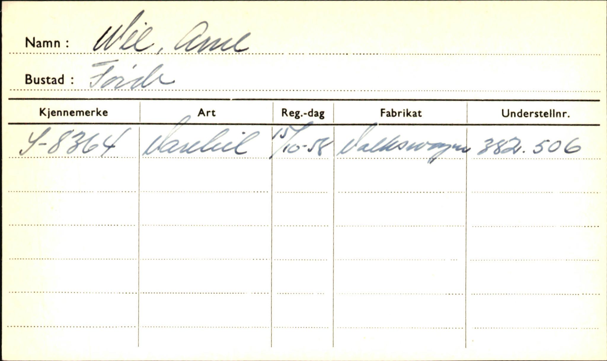 Statens vegvesen, Sogn og Fjordane vegkontor, AV/SAB-A-5301/4/F/L0002: Eigarregister Fjordane til 1.6.1961, 1930-1961, p. 587